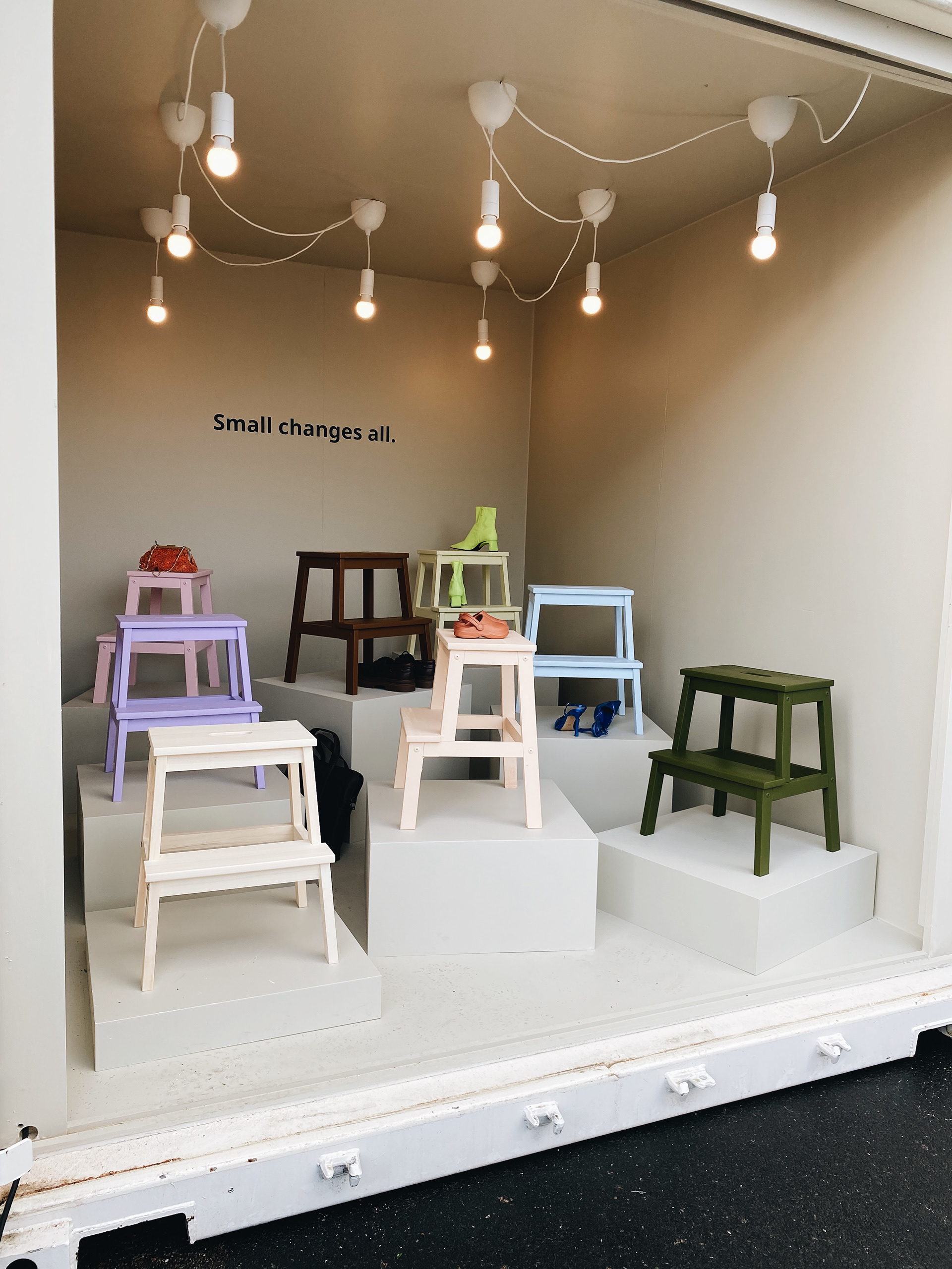 Utställning, planering inredning, styling för IKEA av Lokal 54