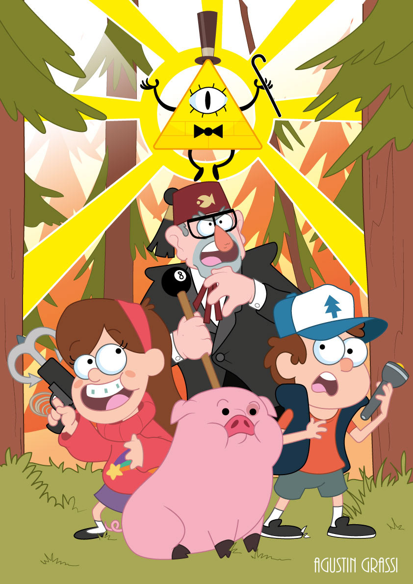 Agustin Grassi - GRAVITY FALLS FAN ART