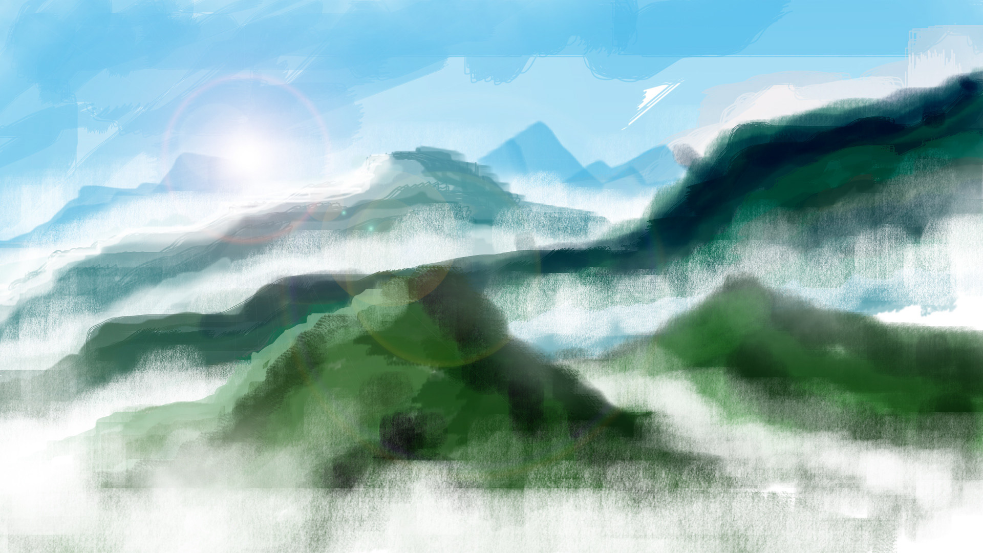 Mountain Mist: Environment Design Study