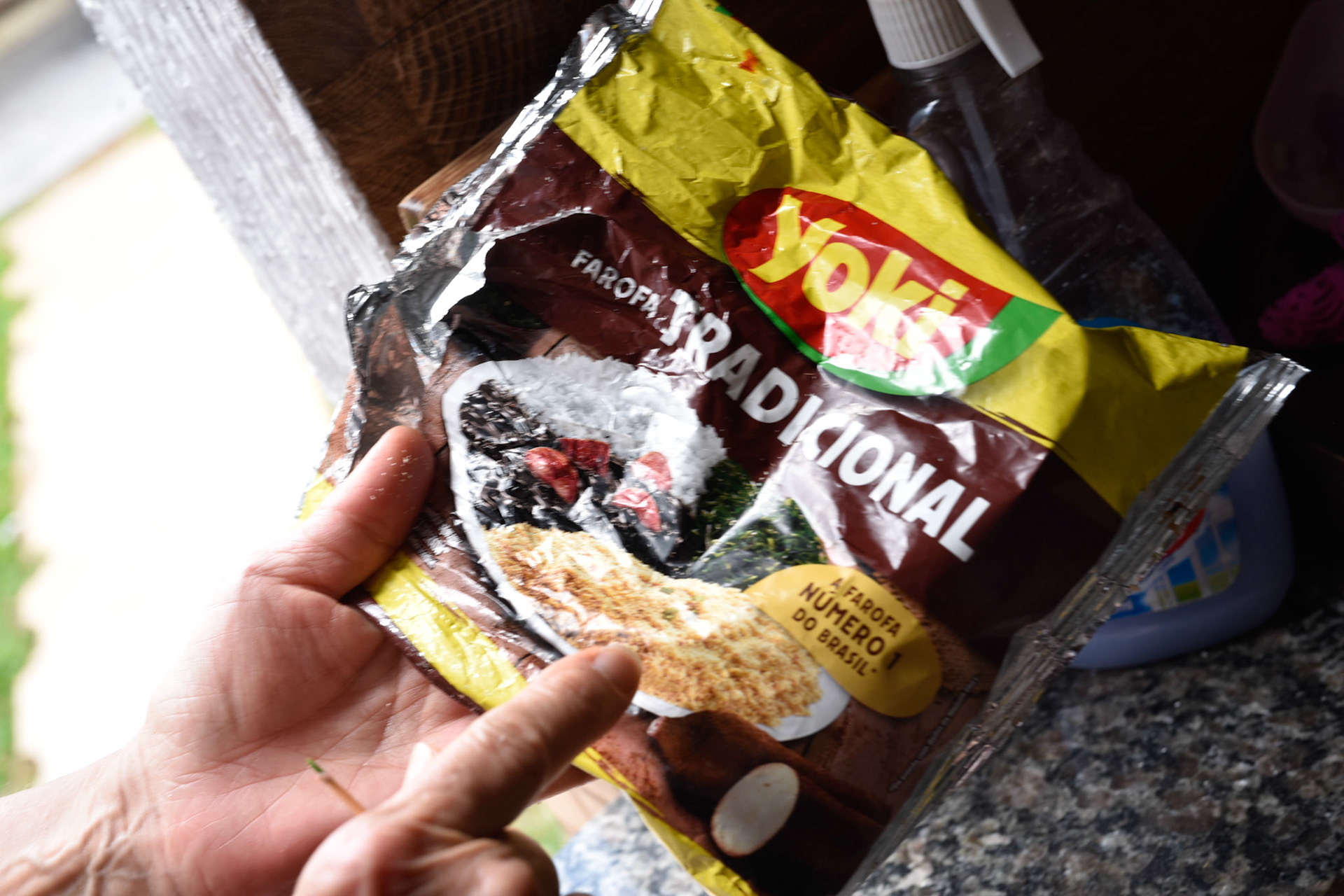 a crunchy, toasted cassava flour dish that's a staple in Brazilian cuisine