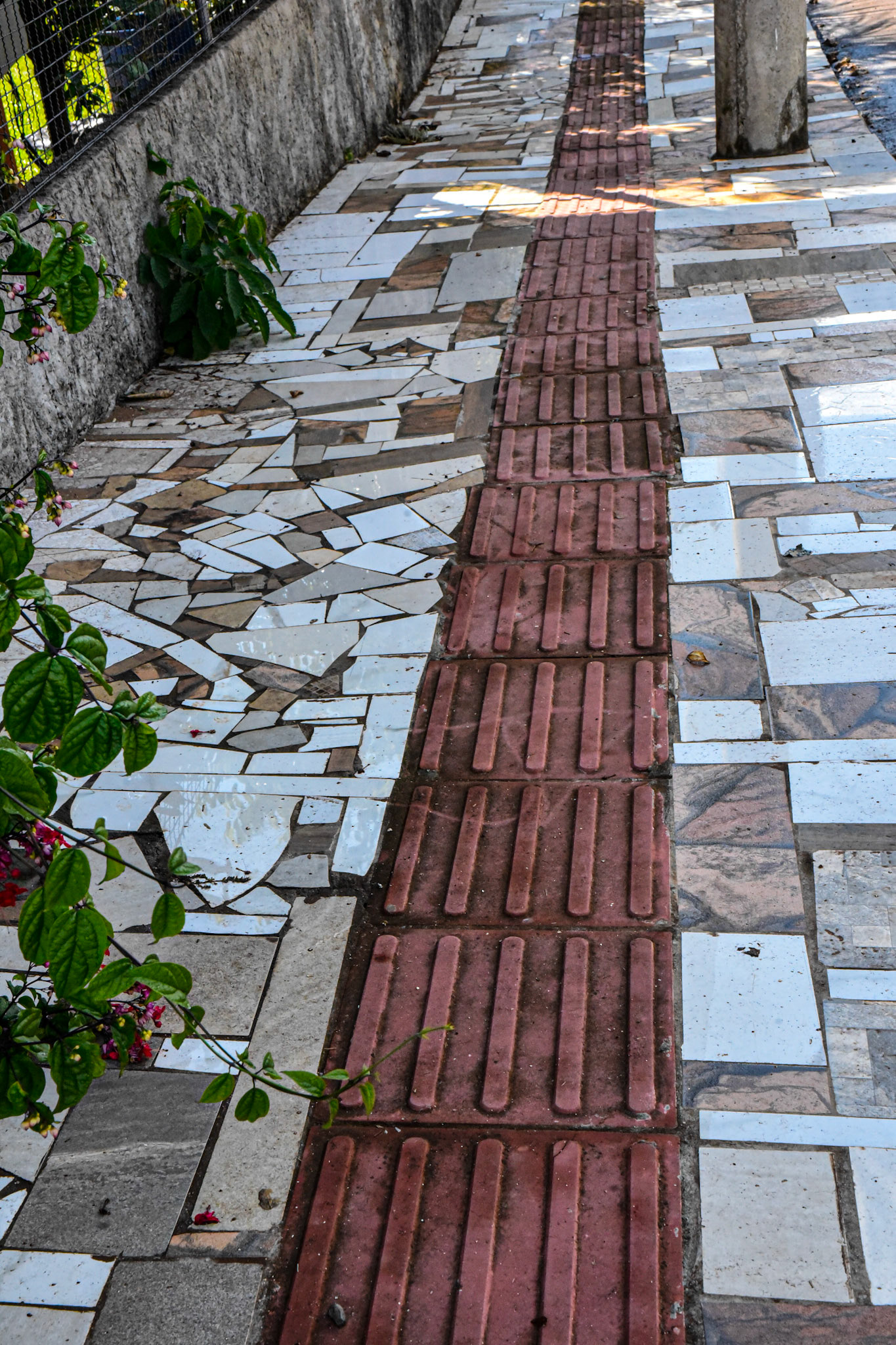 Vo's hand-made sidewalk