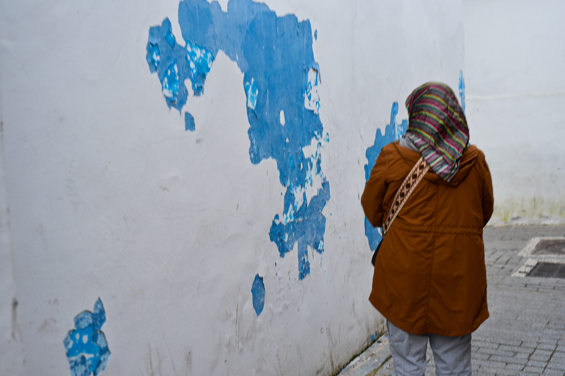 peeling paint
