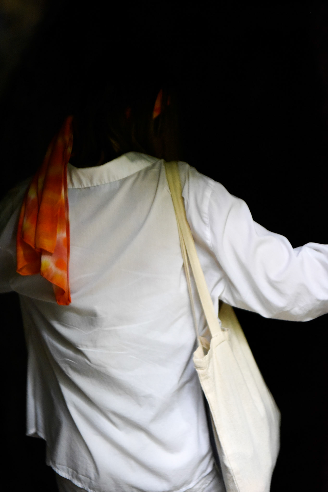 headed into the cave