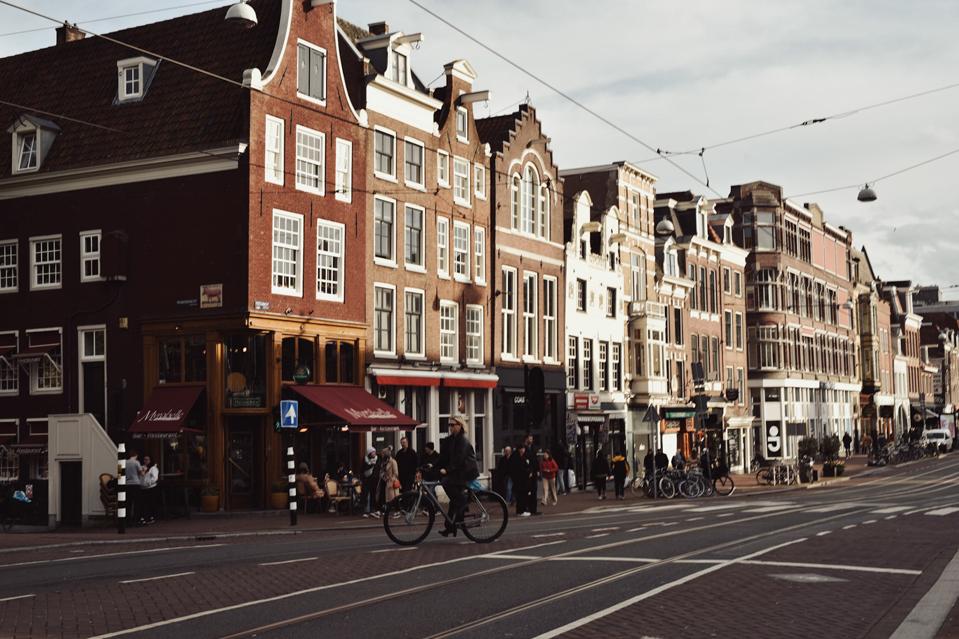 Amsterdam is iconic for the house shapes