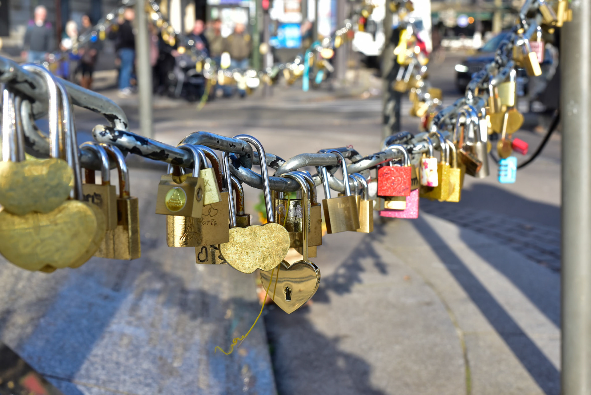Locks of love for Diana