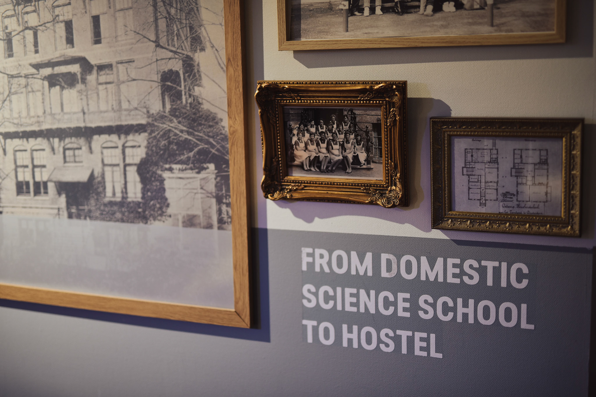 The Stayokay hostel school building was originally a domestic science school