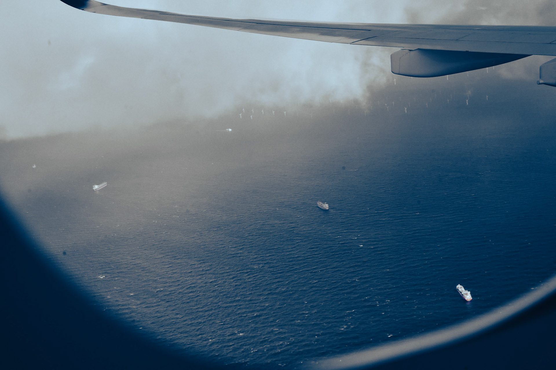 ships off the coast of Holland