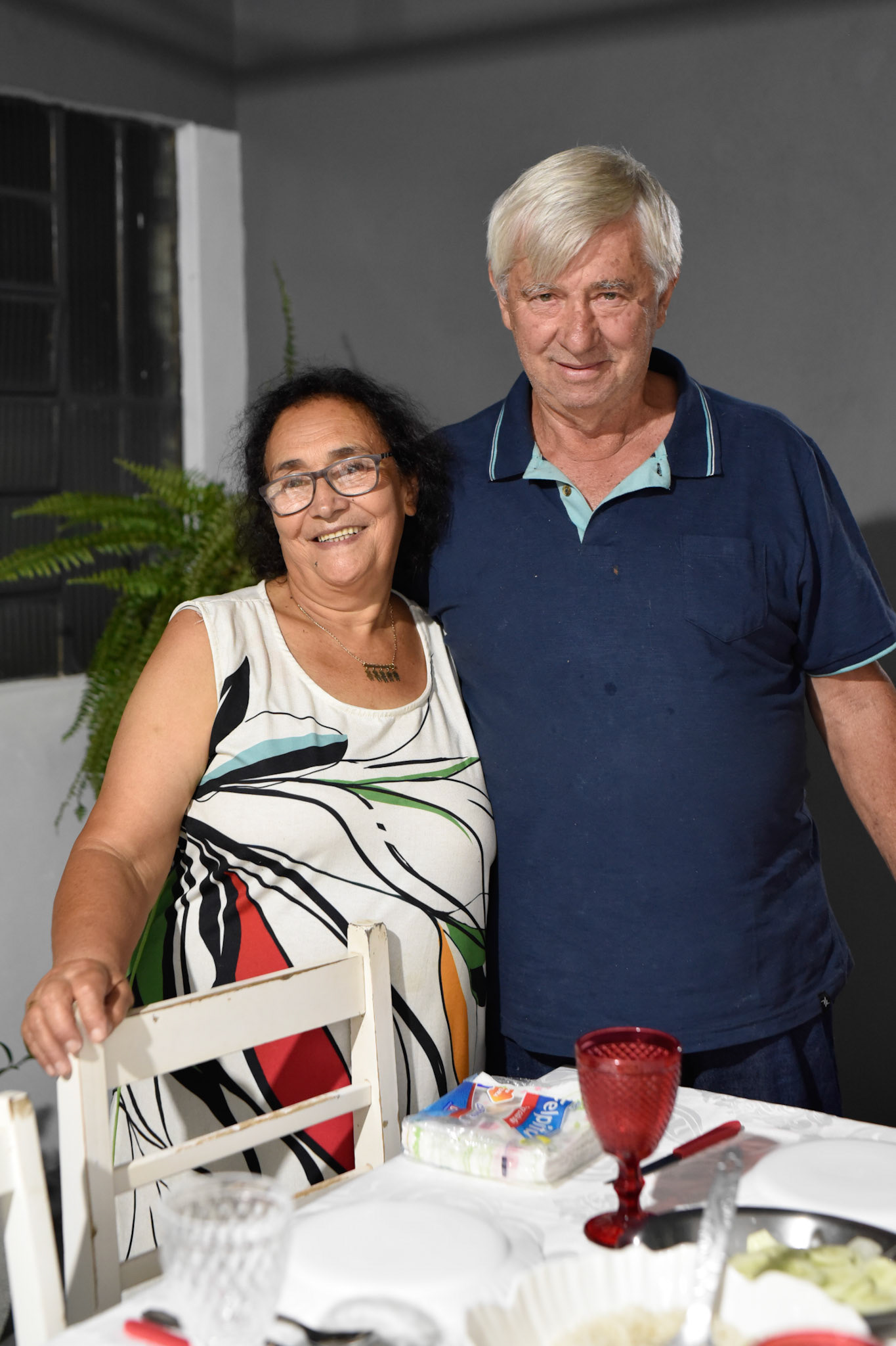 Ginnie and Ari, Leandro's parents