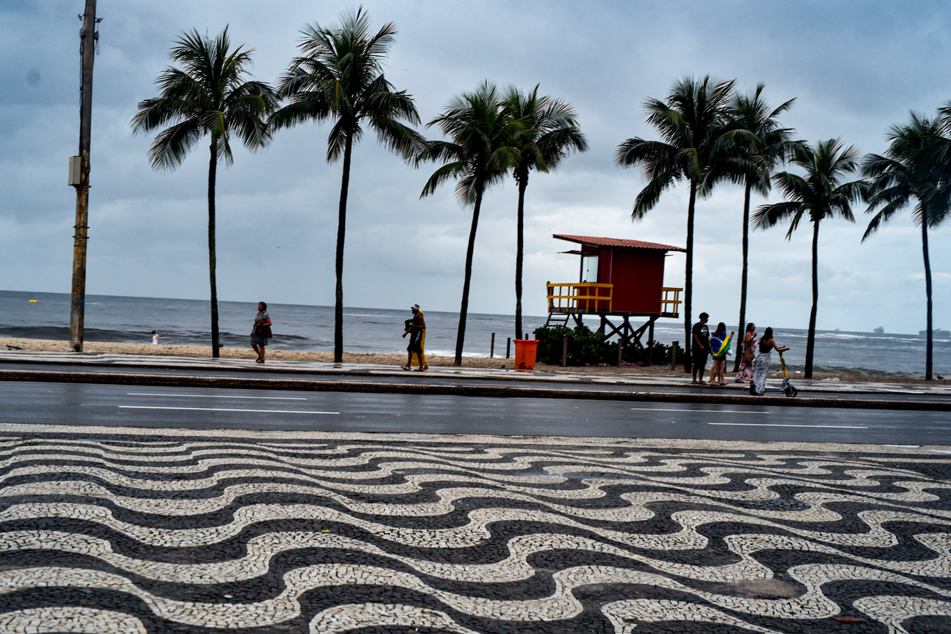 Copacabana sidewalk pattern
