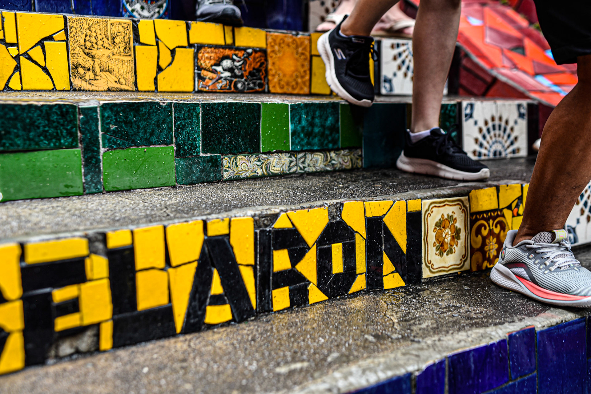 the famed selaron staircase