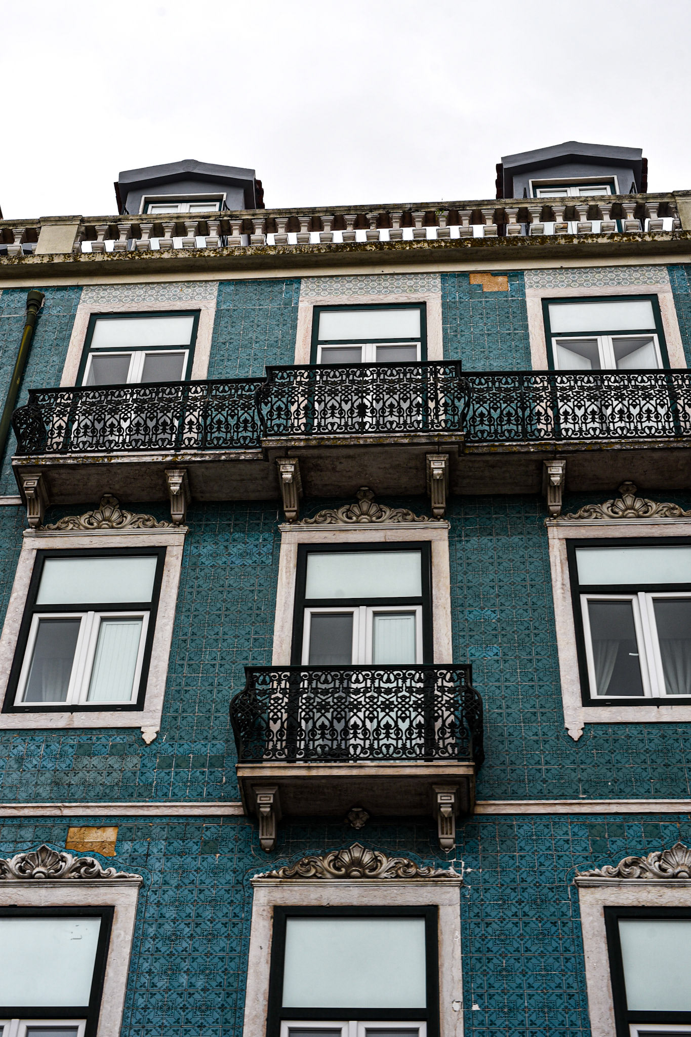 teal tiles