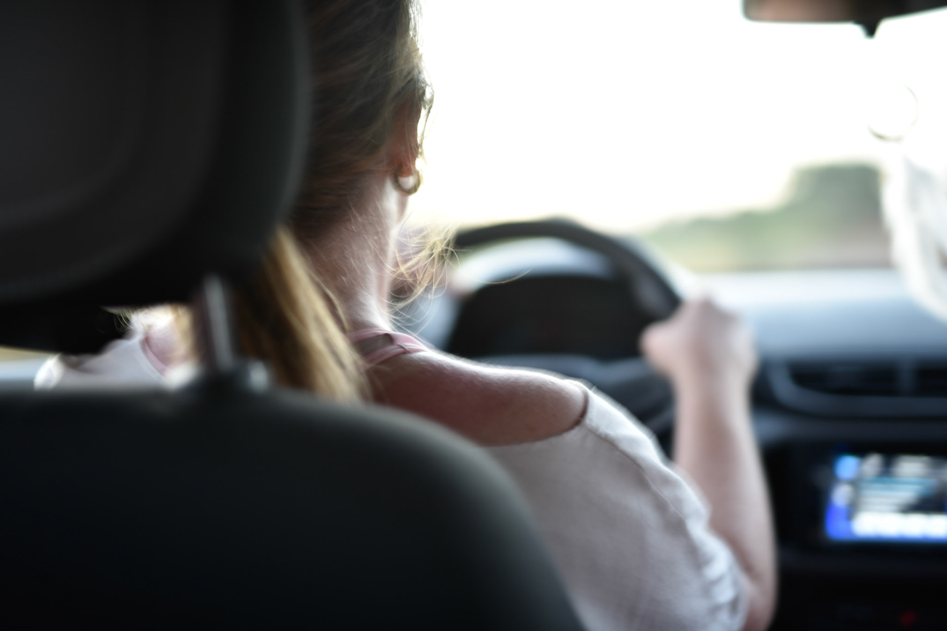 Sheila drives us home on the rocky road