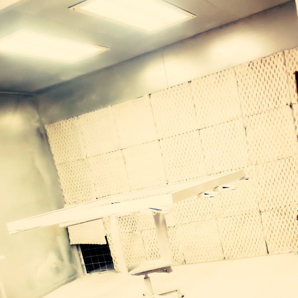 staining booth