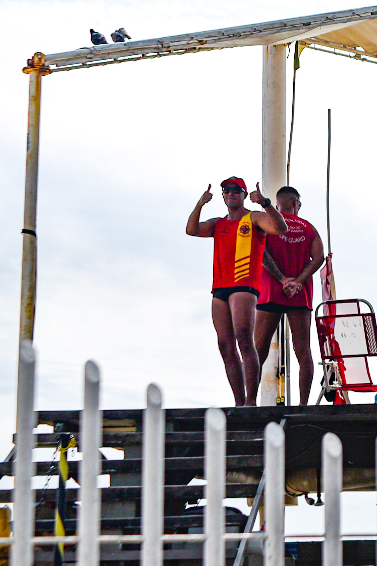 thumbs up lifeguard