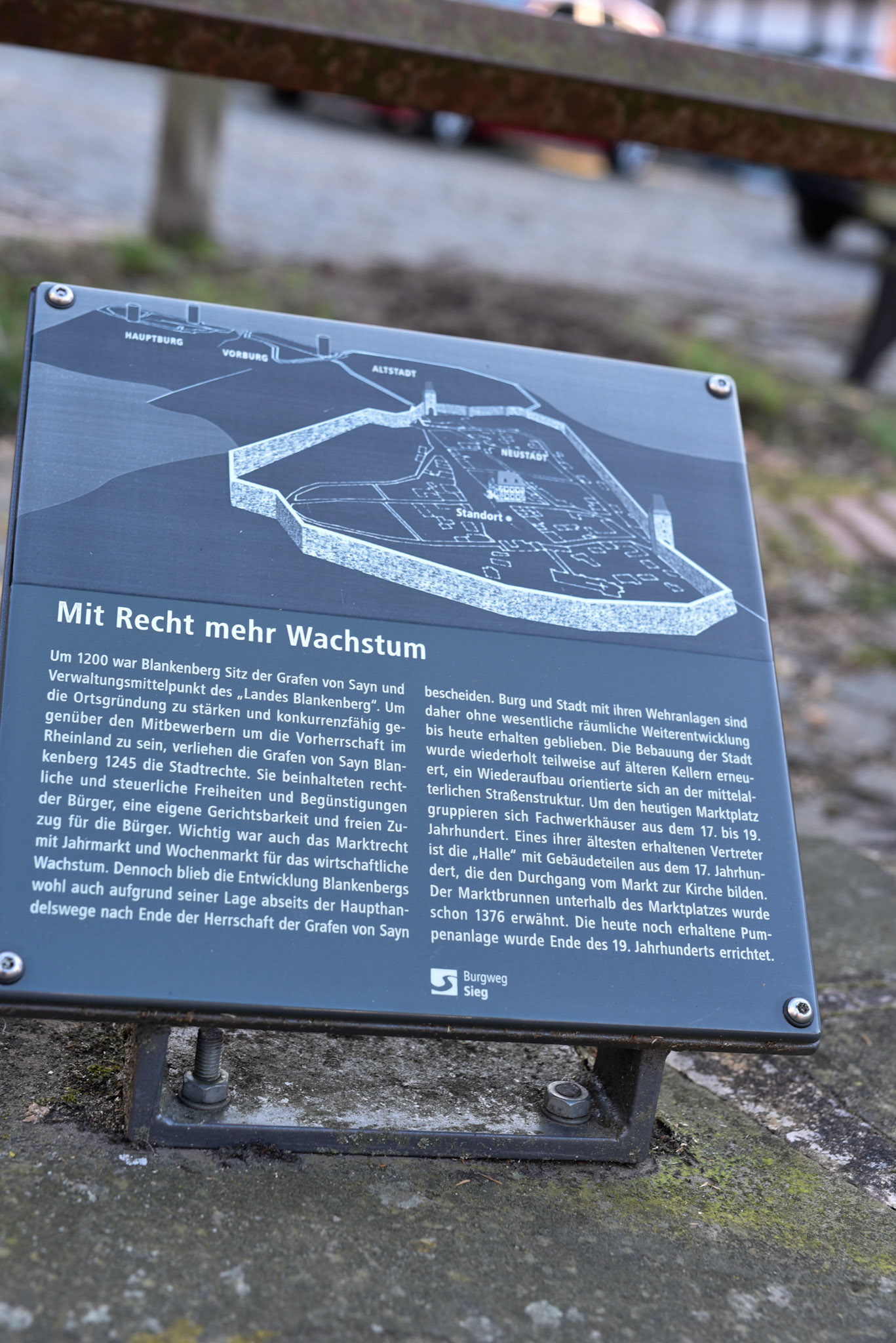 Where we're at, in German