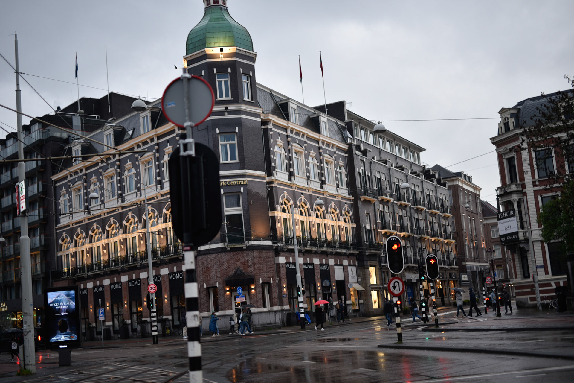 dusk in Amsterdam