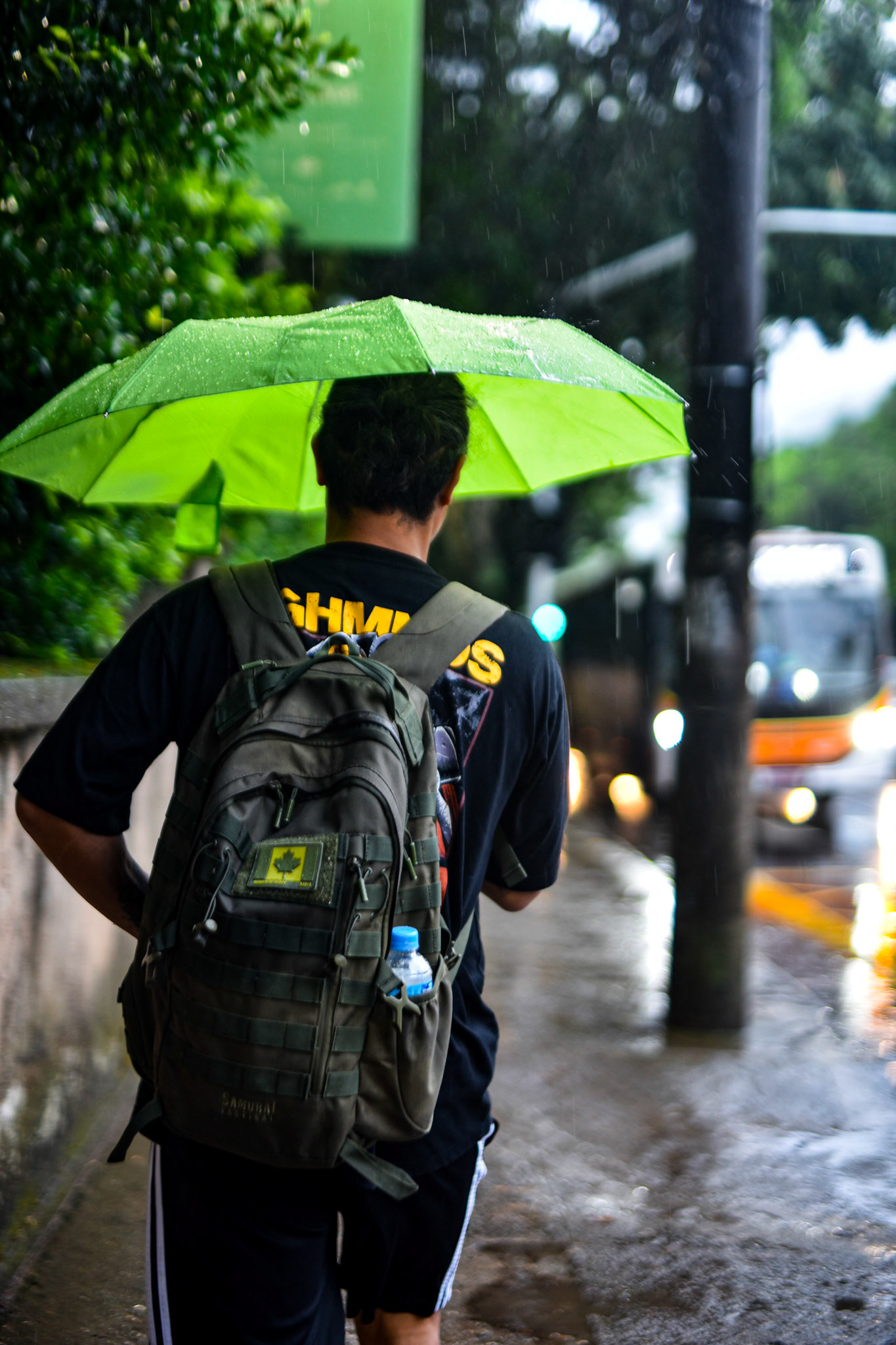 fellow tourist, italian pizza chef living in Norway on vacation