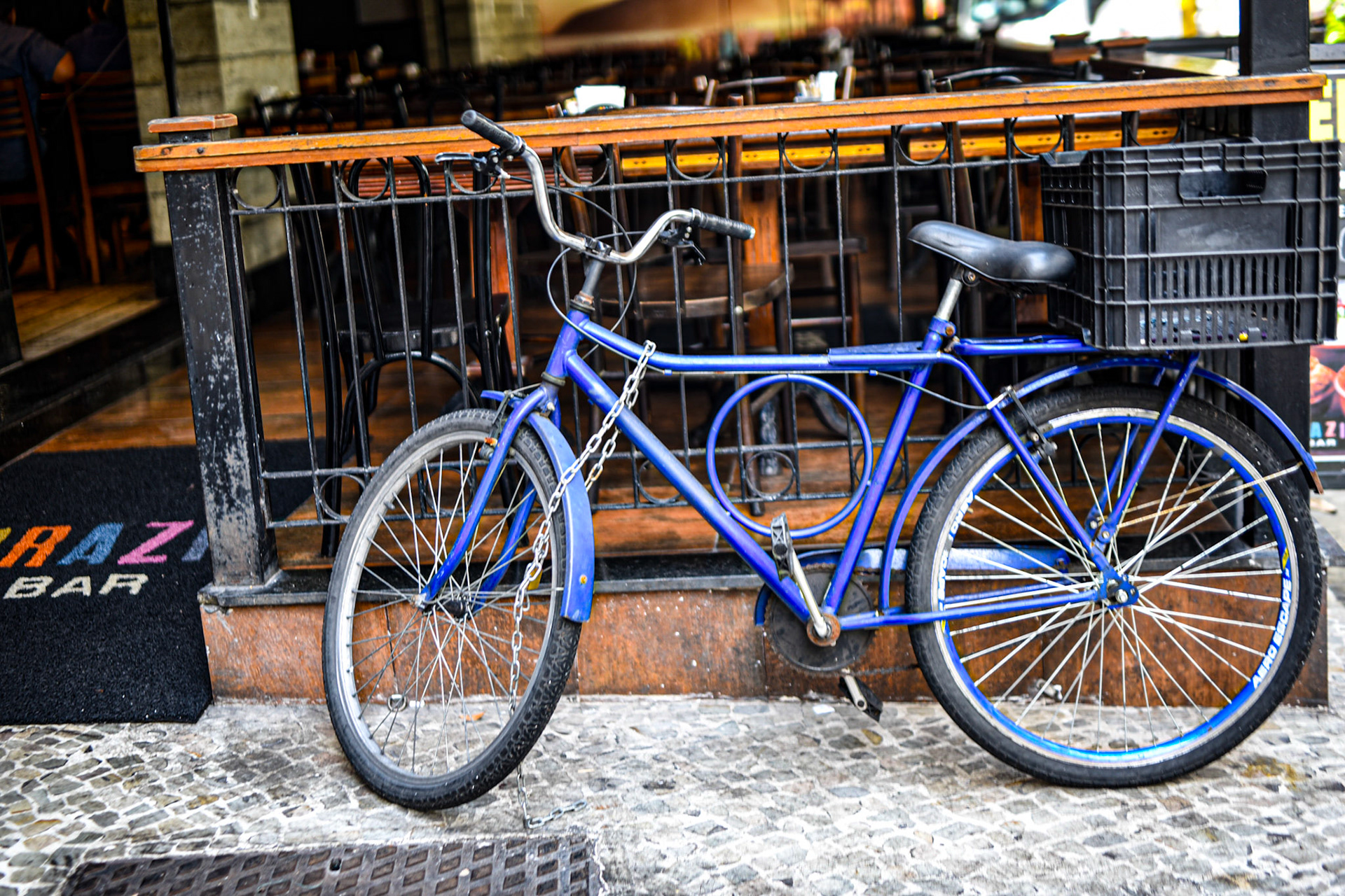 blue bike