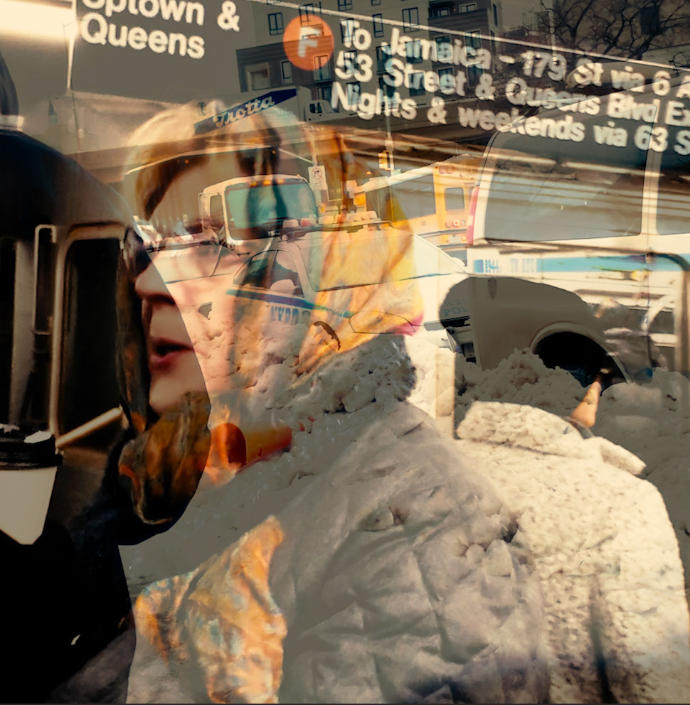 Mom on the subway