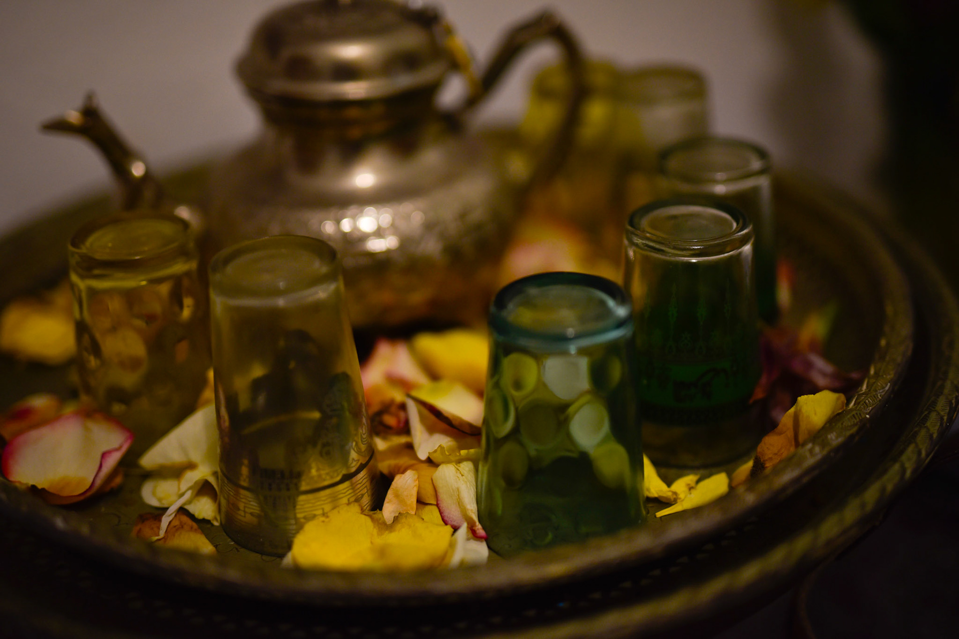 traditional moroccan tea set