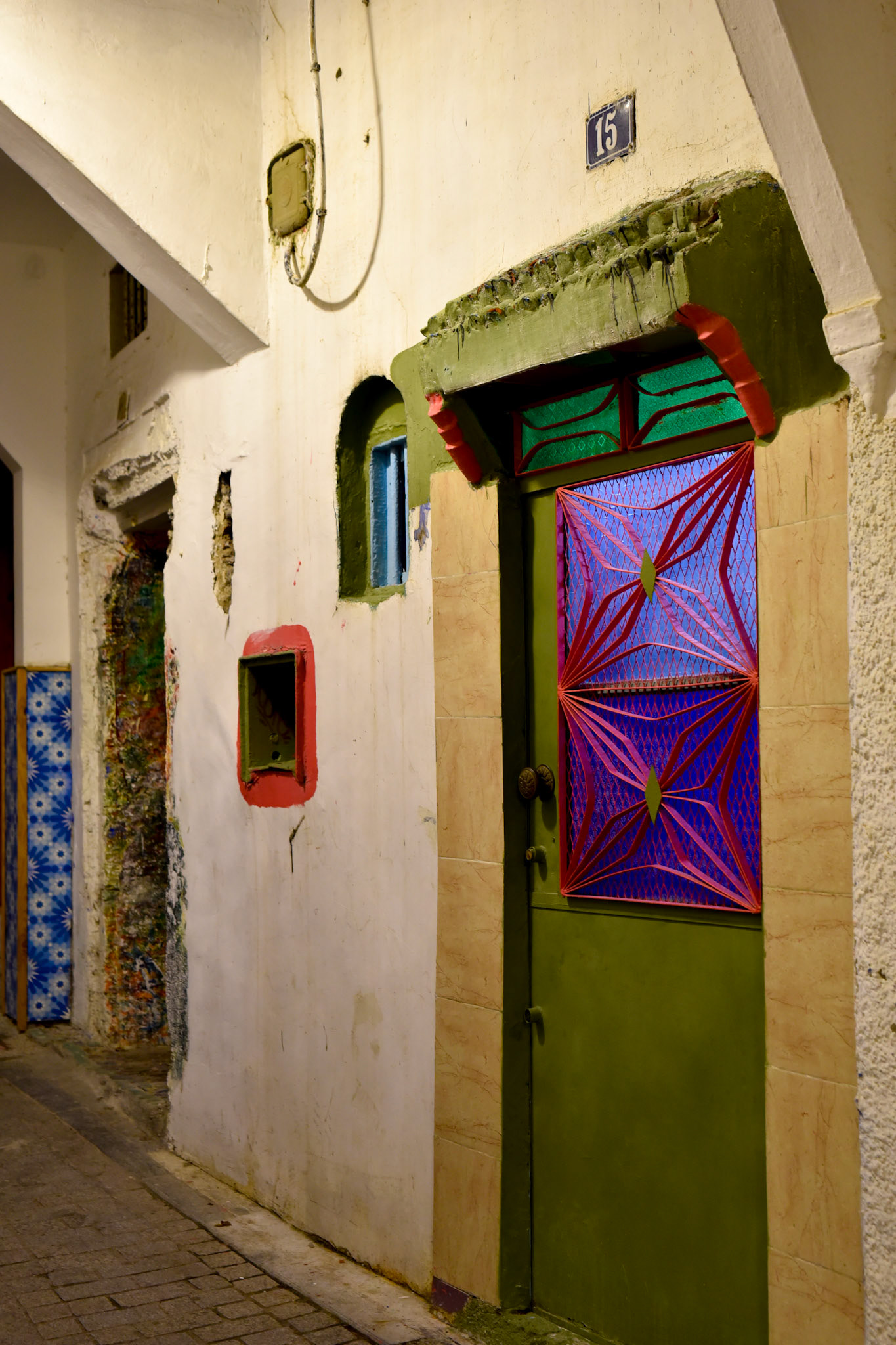 colorful door
