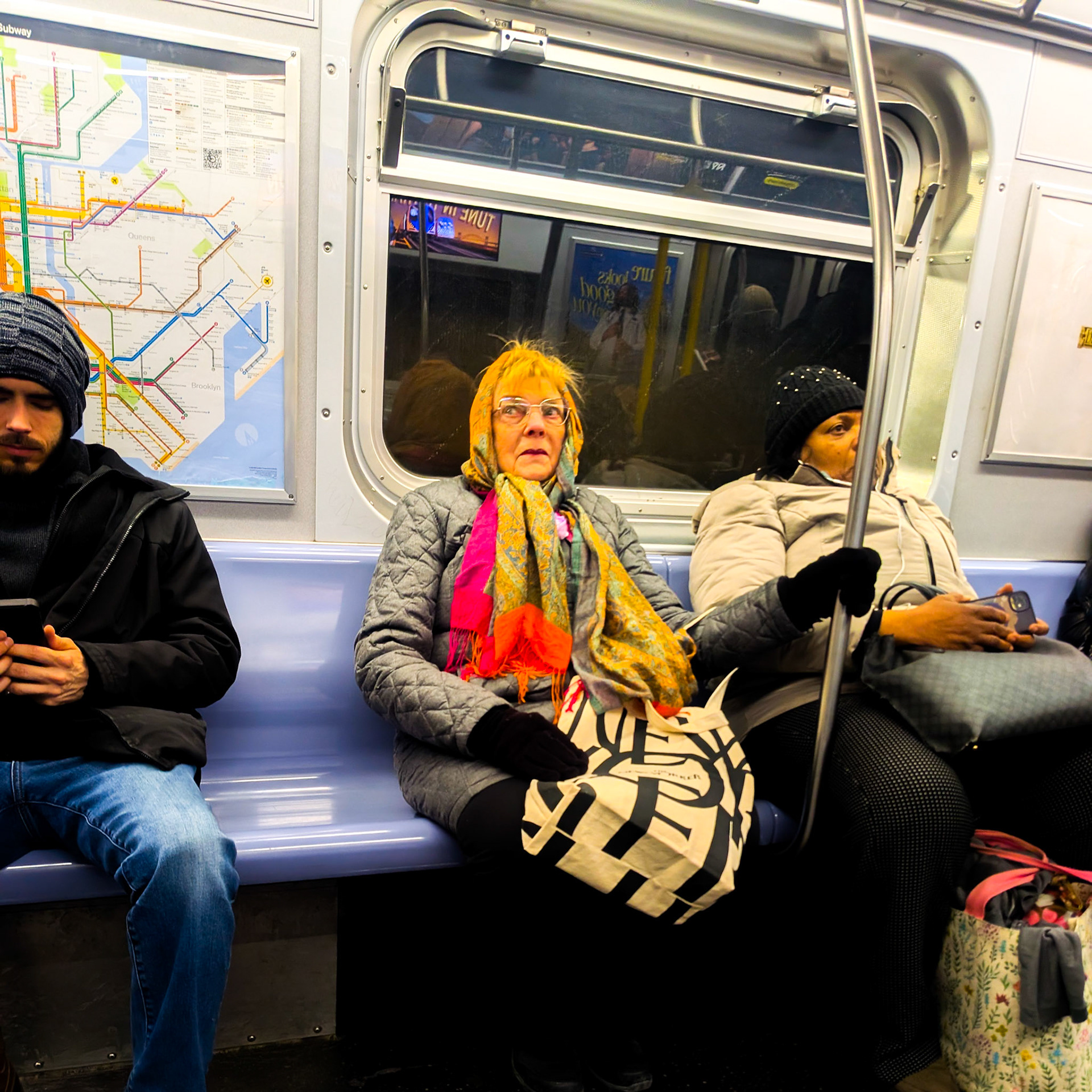 mom on subway
