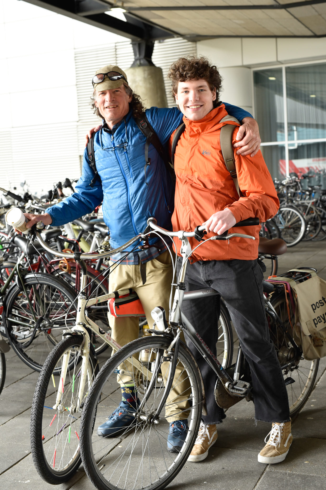 Mike and Archer rode their bikes from the Amsterdam airport to Driebergen (Mike did this after 9 hours on a plane!)