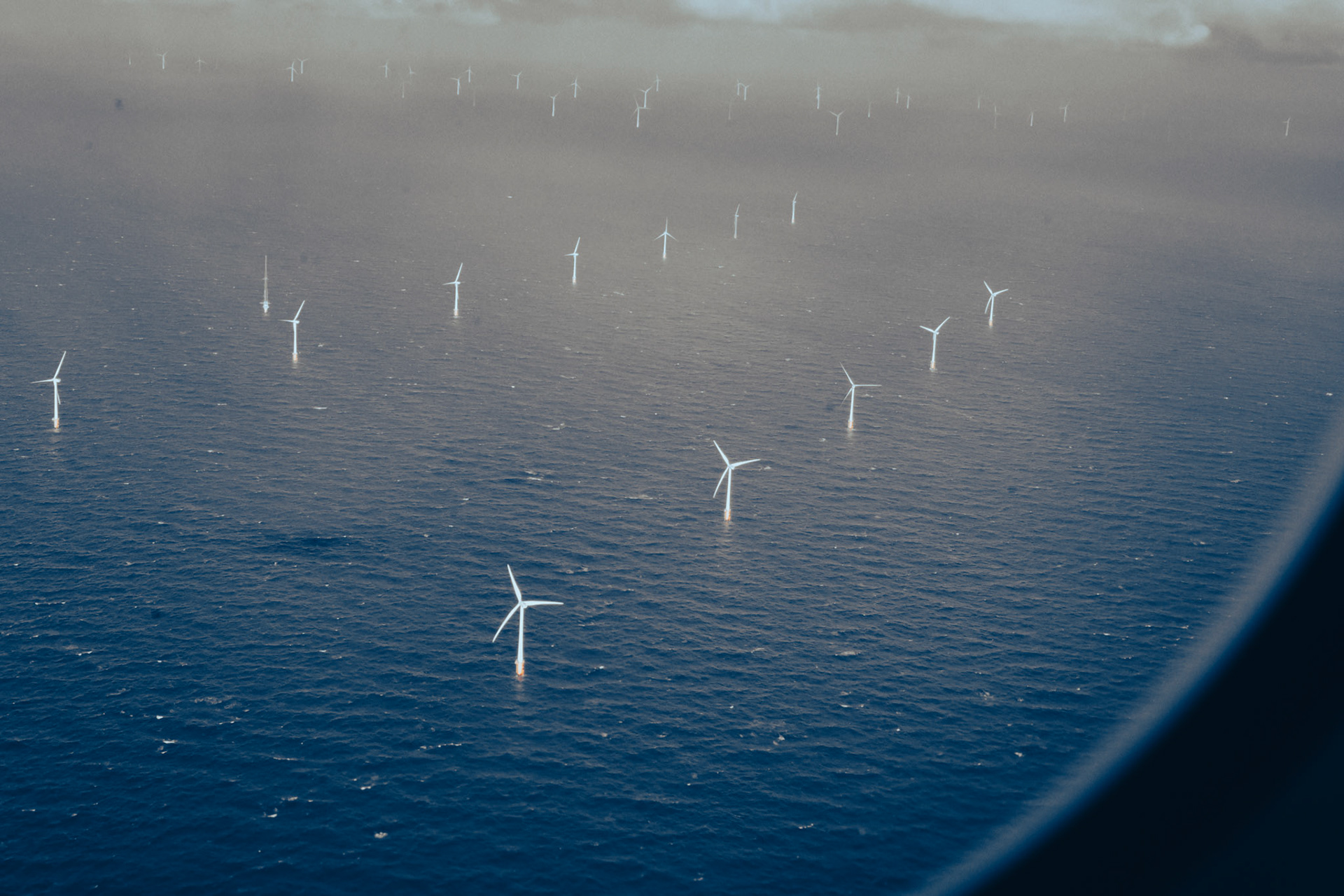 windmills off the coast of Holland for days