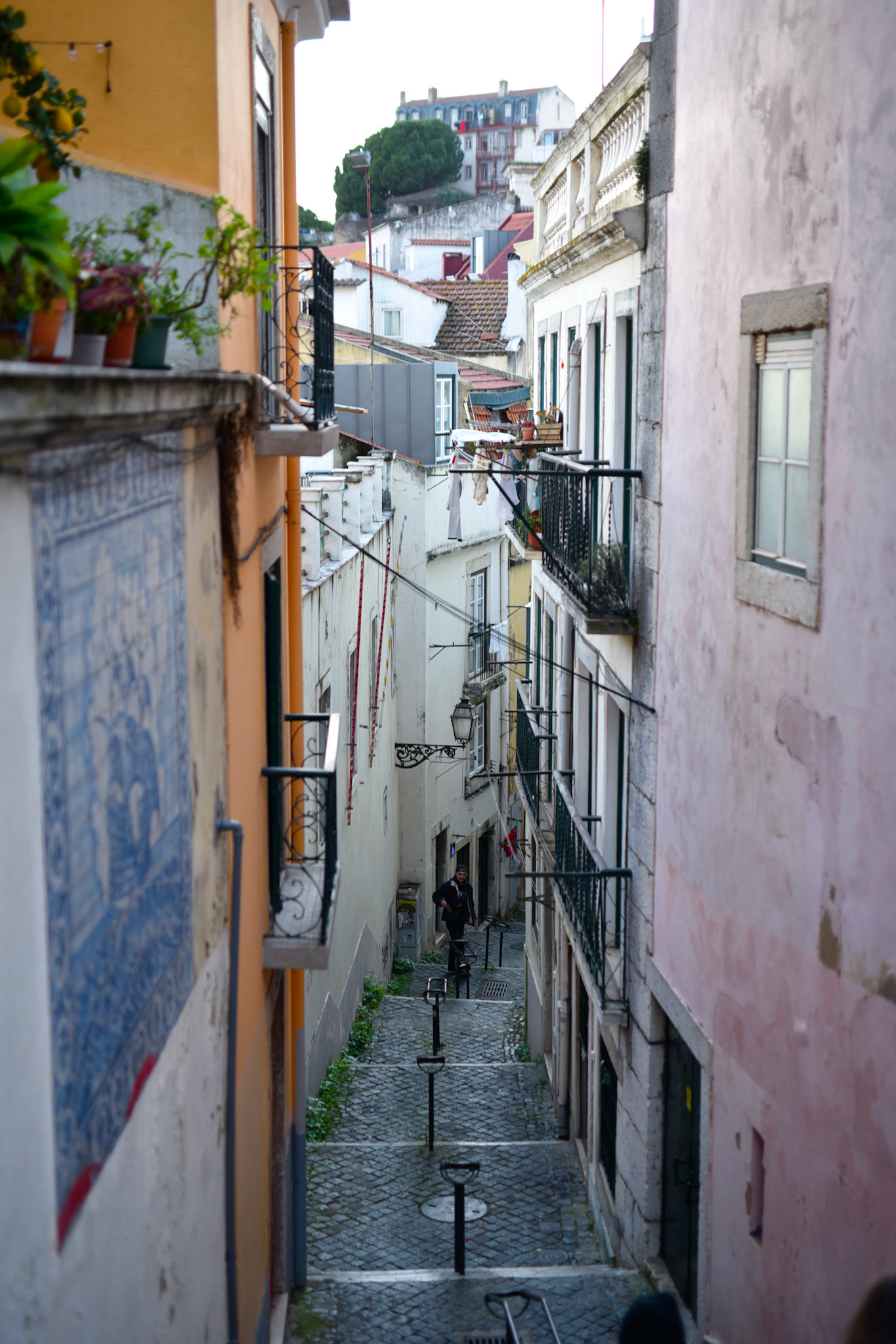 downhill