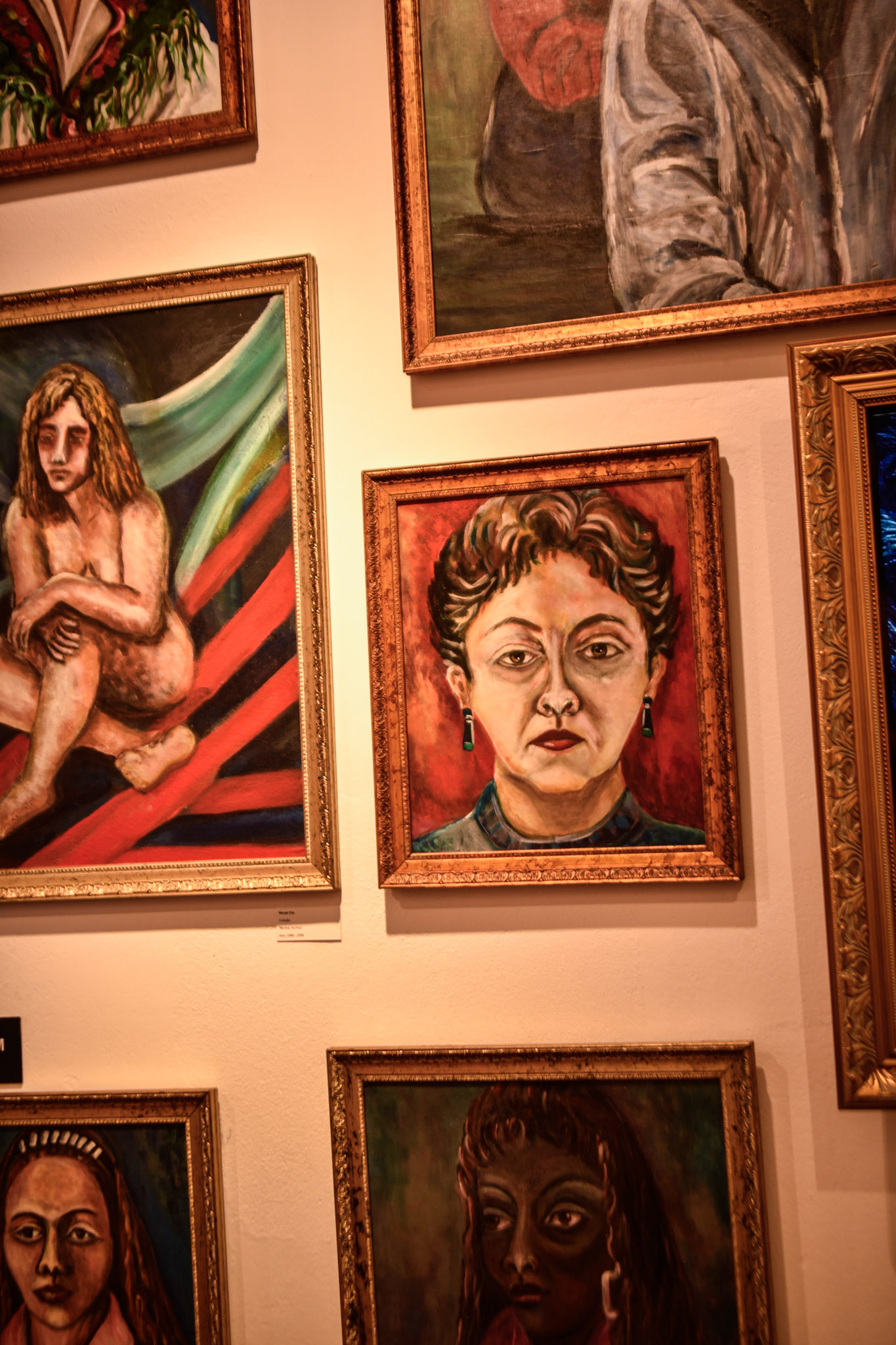 portraits in the museum