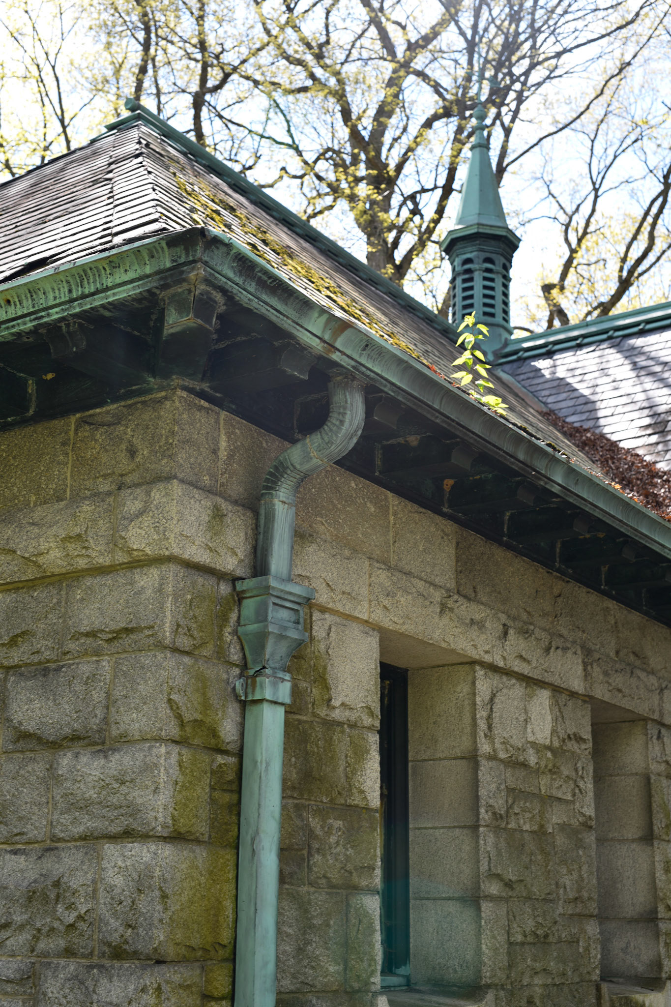 opper downspouts
