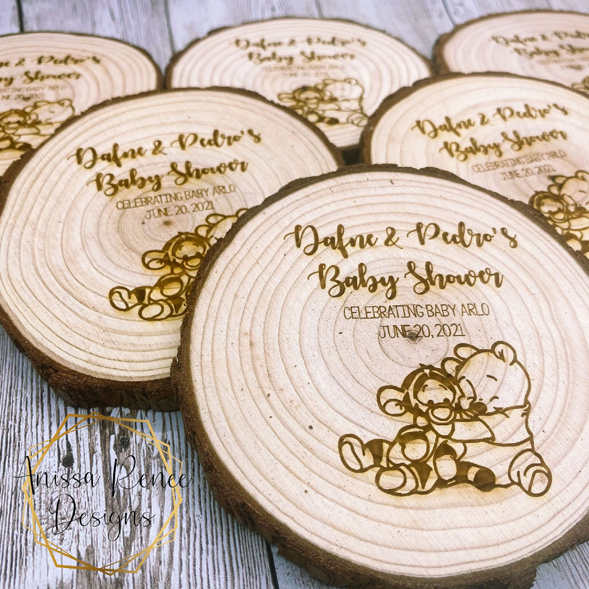 Baby 2024 shower coasters