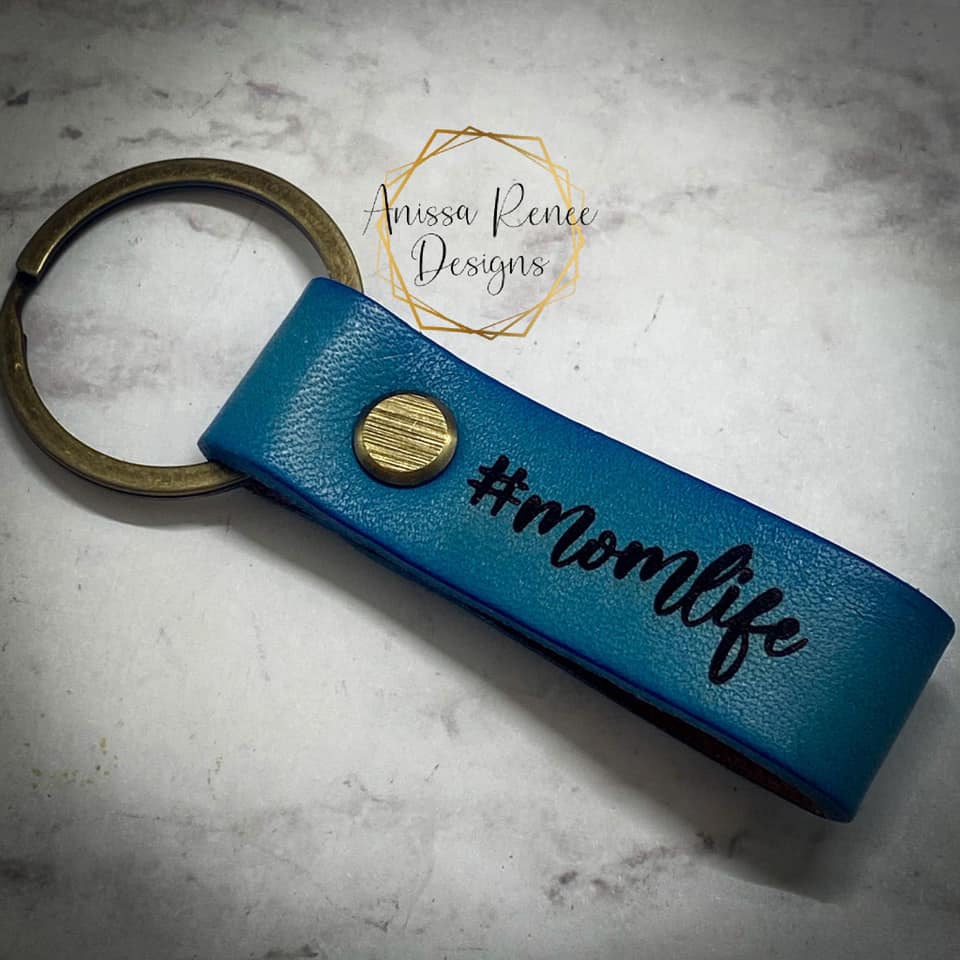 Leather Keychain $8 + shipping