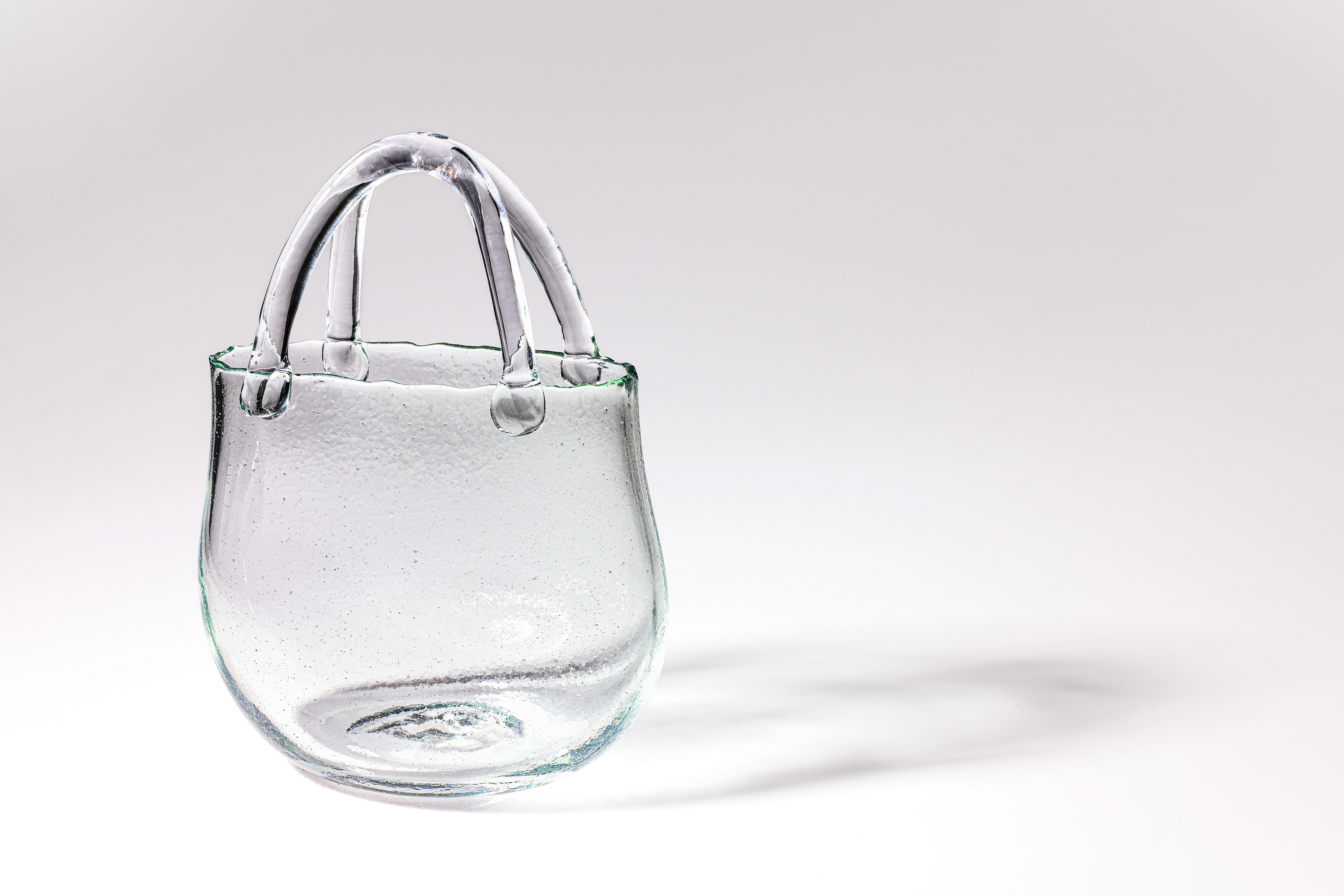Transparent Glass Purse
