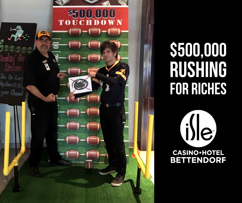 Half a million dollar promotion for Isle Casino Hotel Bettendorf