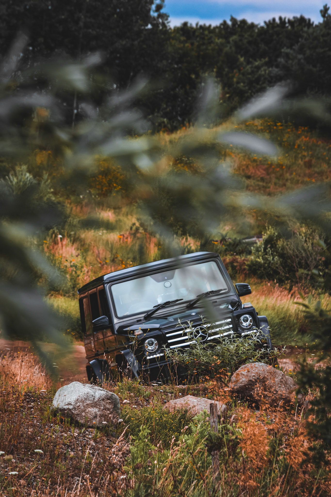 Tamed by none – the G-Class carves its own path through the wild. Built to dominate, not detour