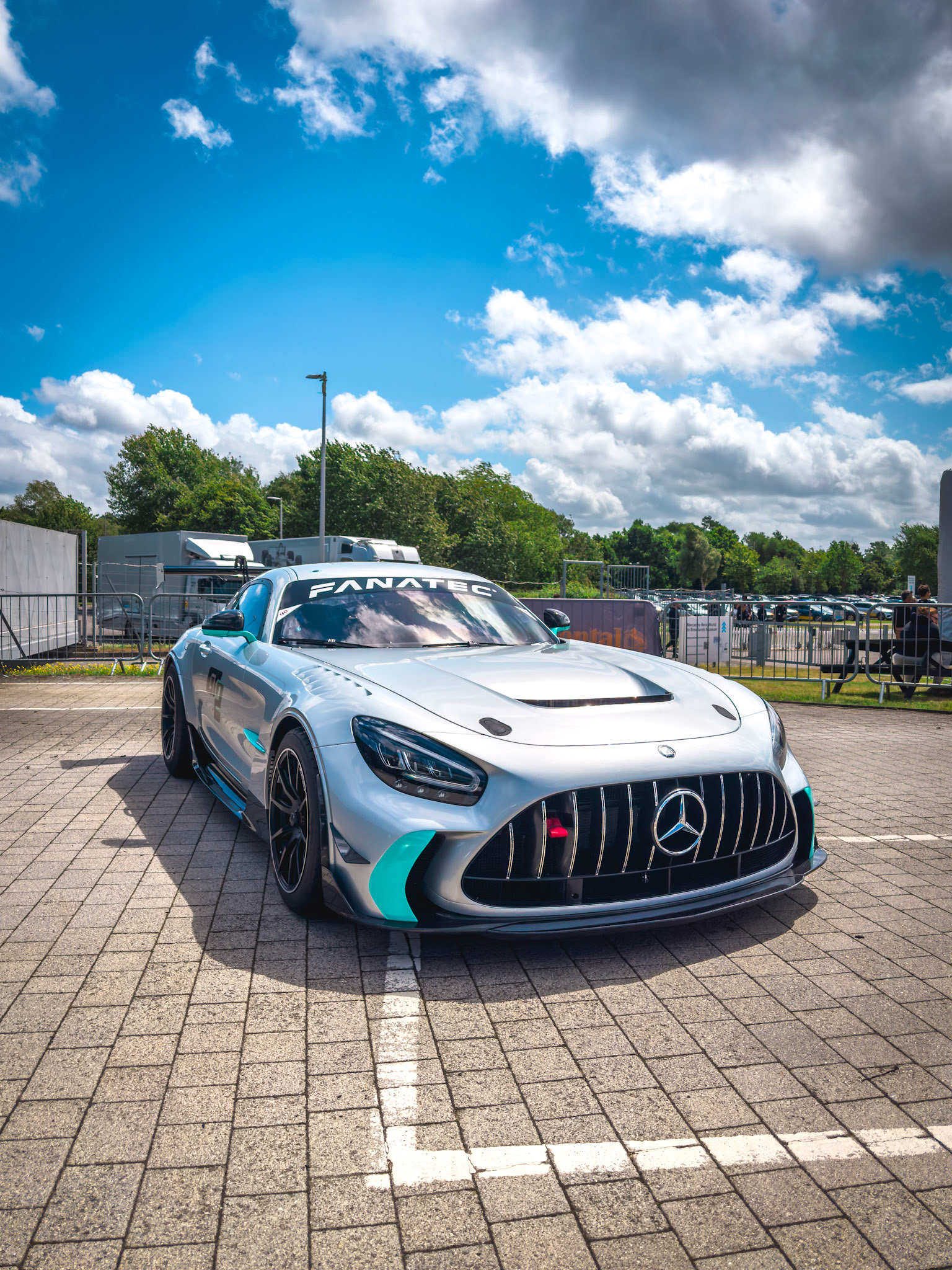 Built for the limit – the Mercedes-AMG GT2 soaking up sun before unleashing hell.