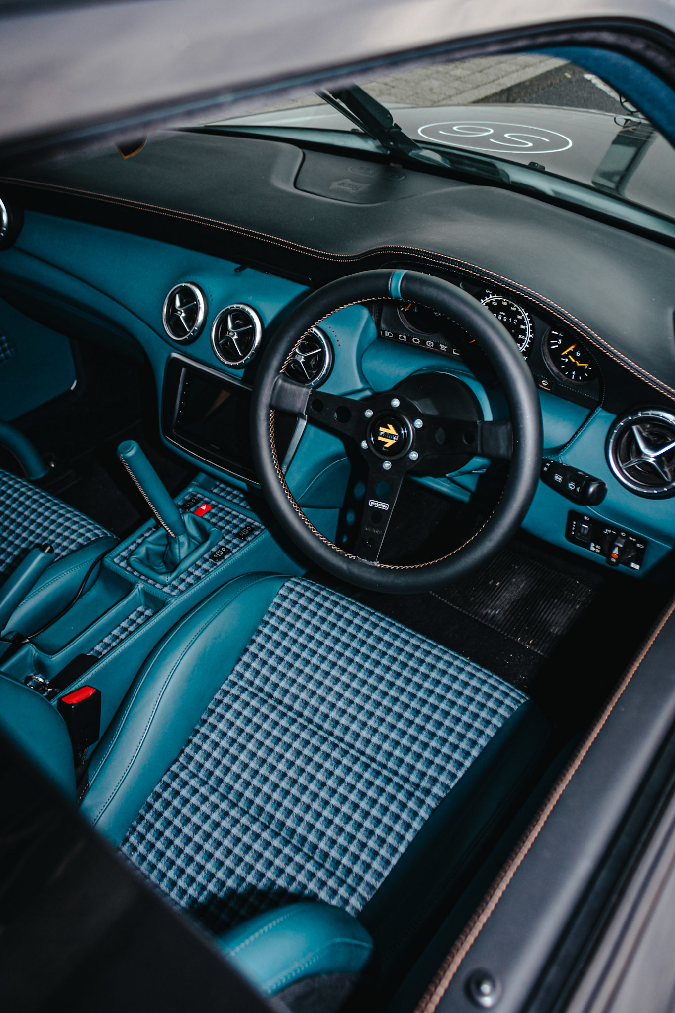 Crafted nostalgia – a cockpit where vintage textures meet modern precision