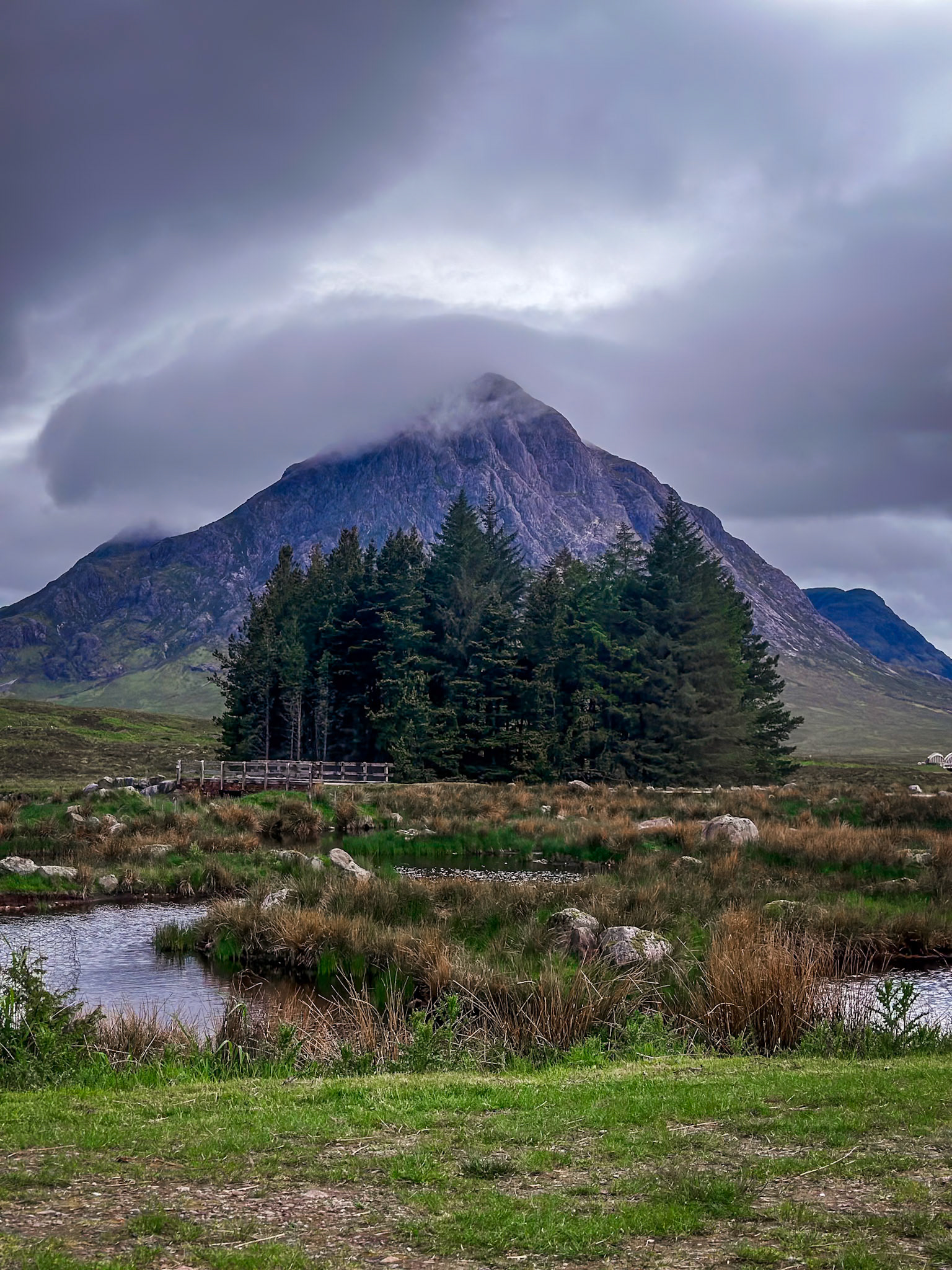 Where the mountain meets the mist.