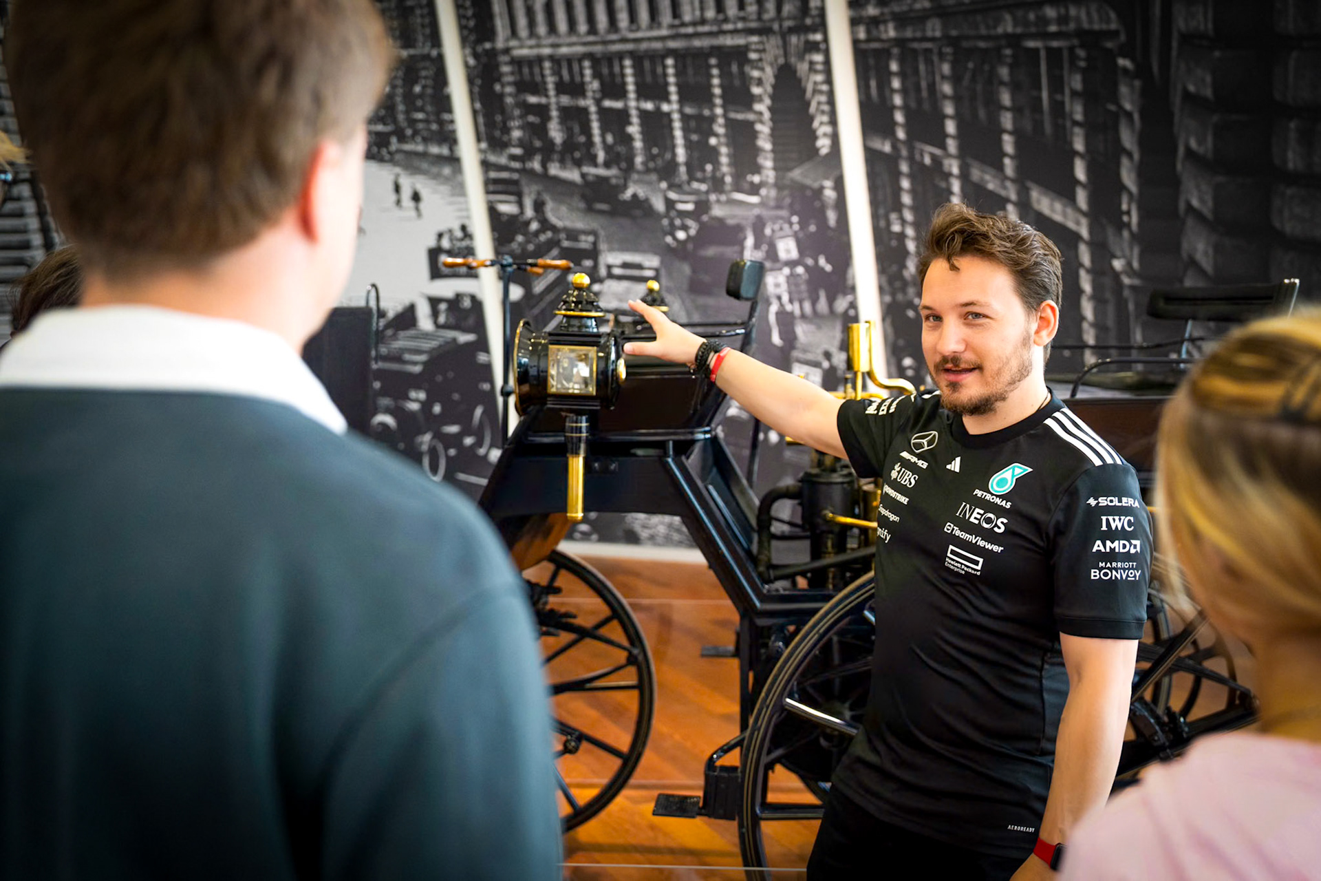 Explaining how horsepower went from this… to Lewis Hamilton.