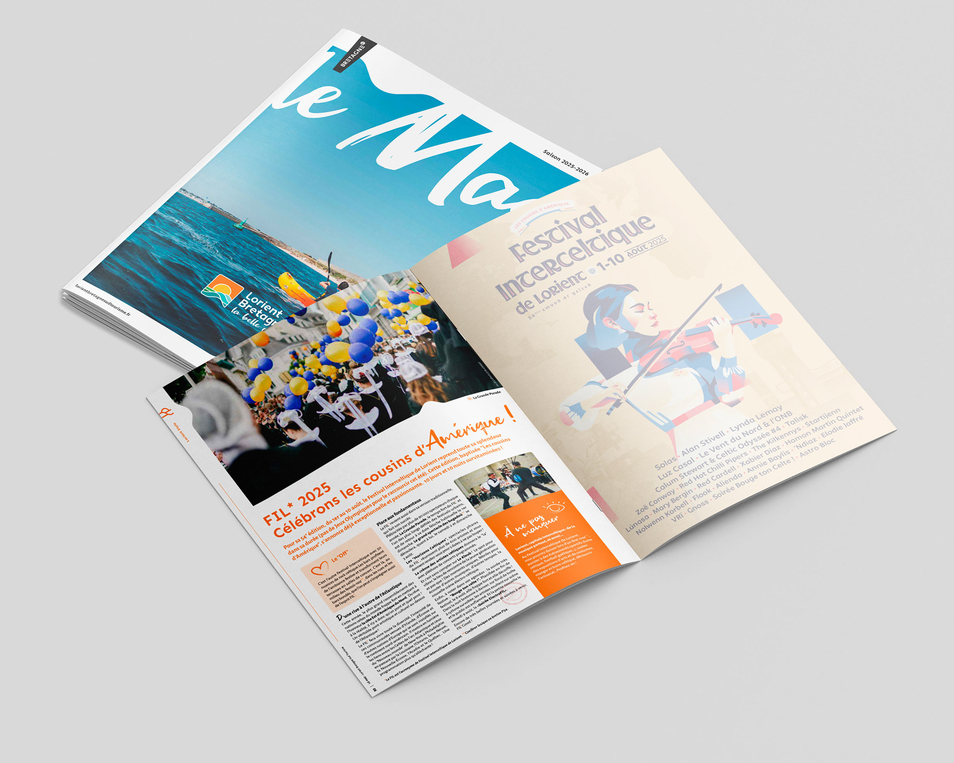 Le Mag de Lorient Bretagne Sud Tourisme 2025-2026 (photos intérieures)