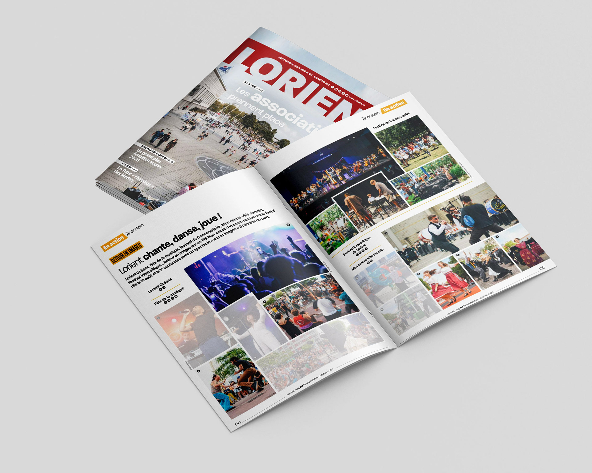 Parutions dans Lorient Mag
