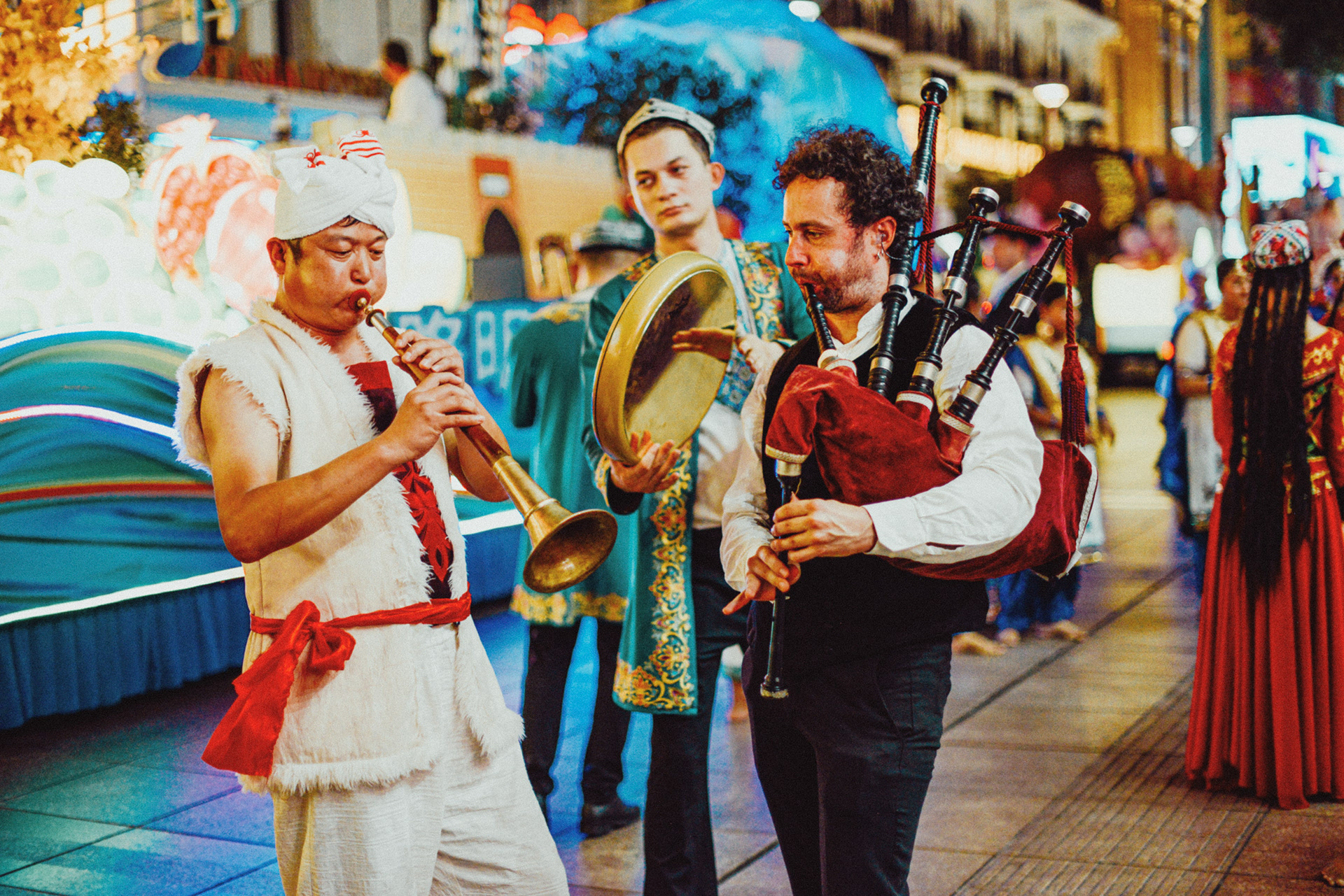 Bagad de Lorient à Shanghai