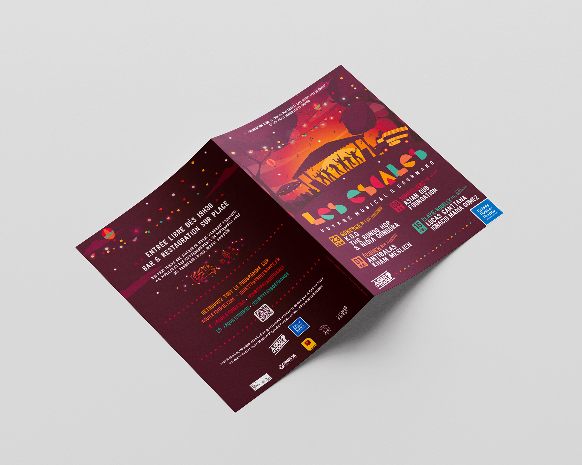 Programme dépliant