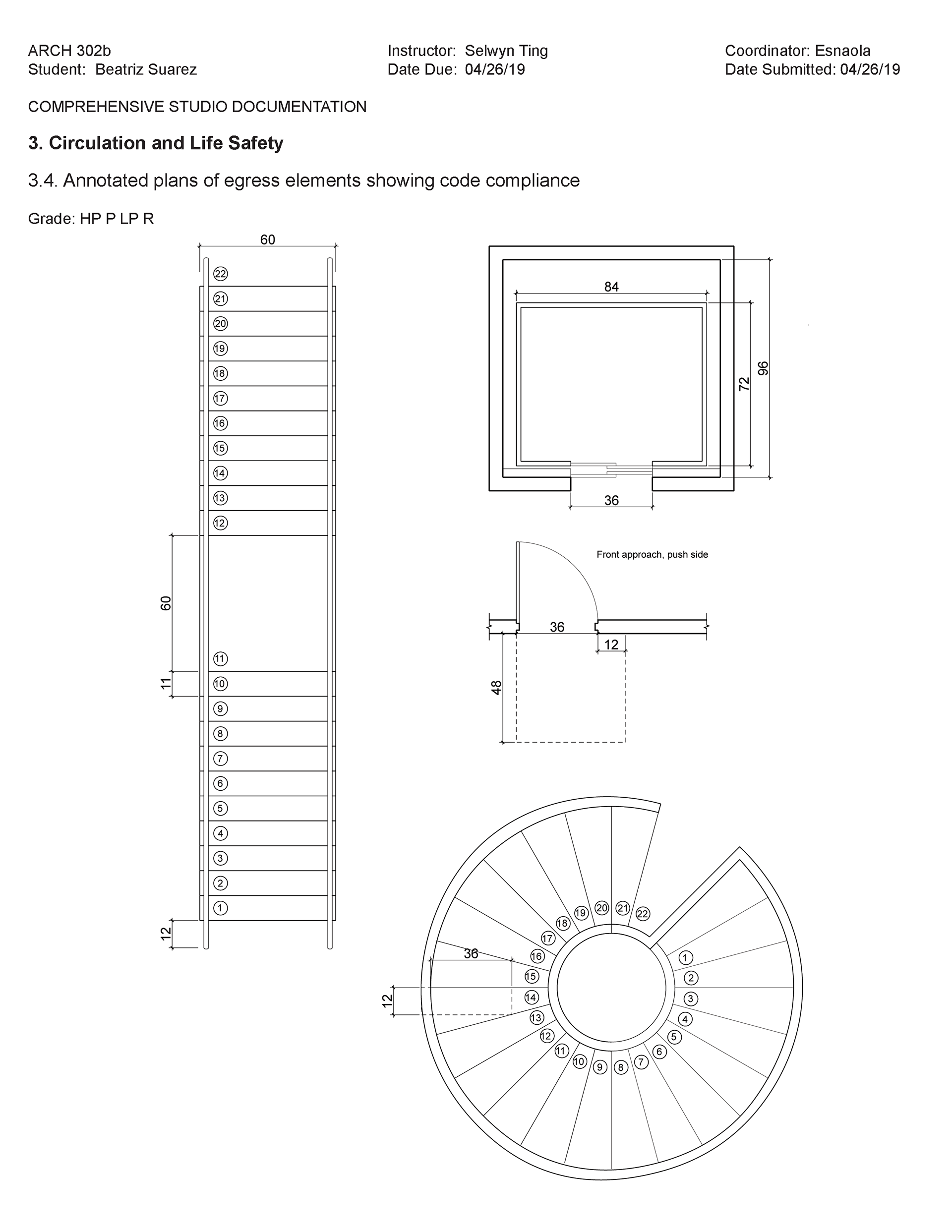 CODE CONFORMING EGRESS ELEMENTS