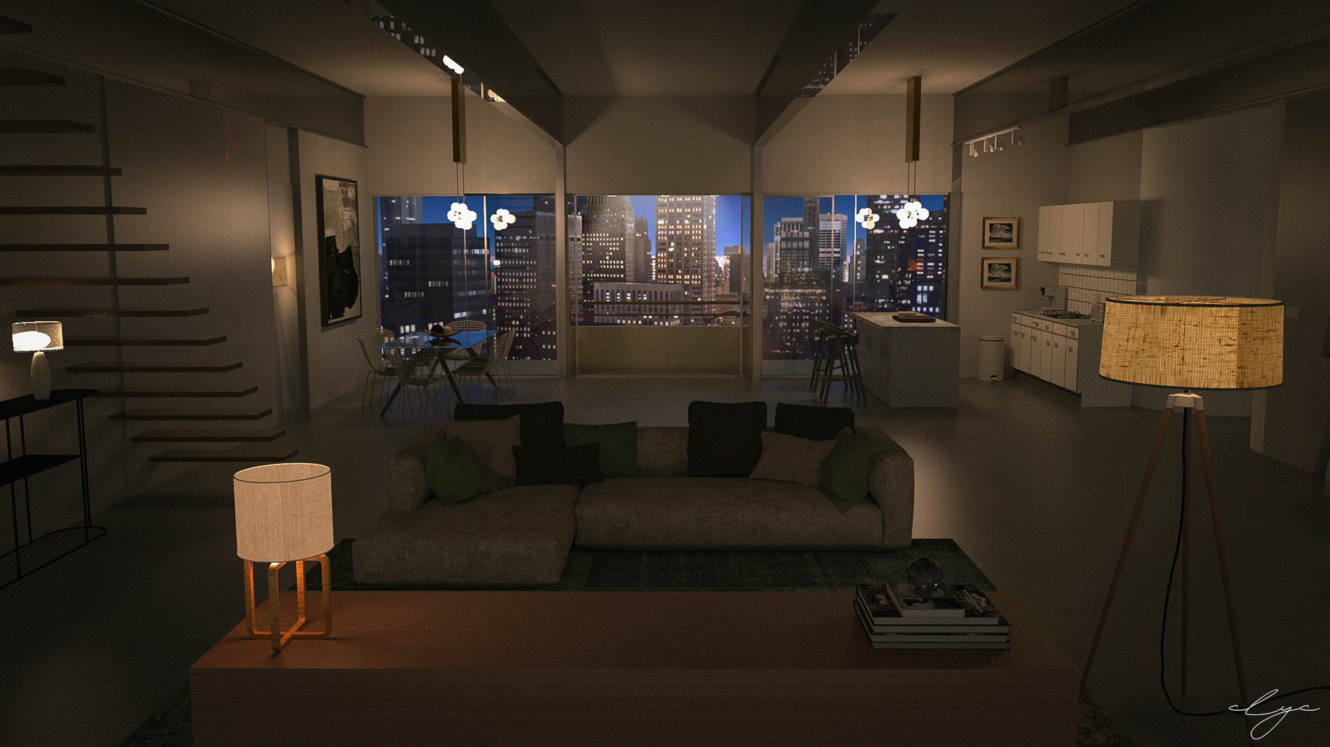 Rendering for Capitol One Commercial