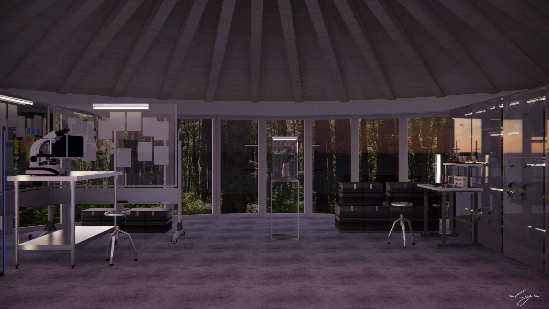 Rendering for short film Natural Selection