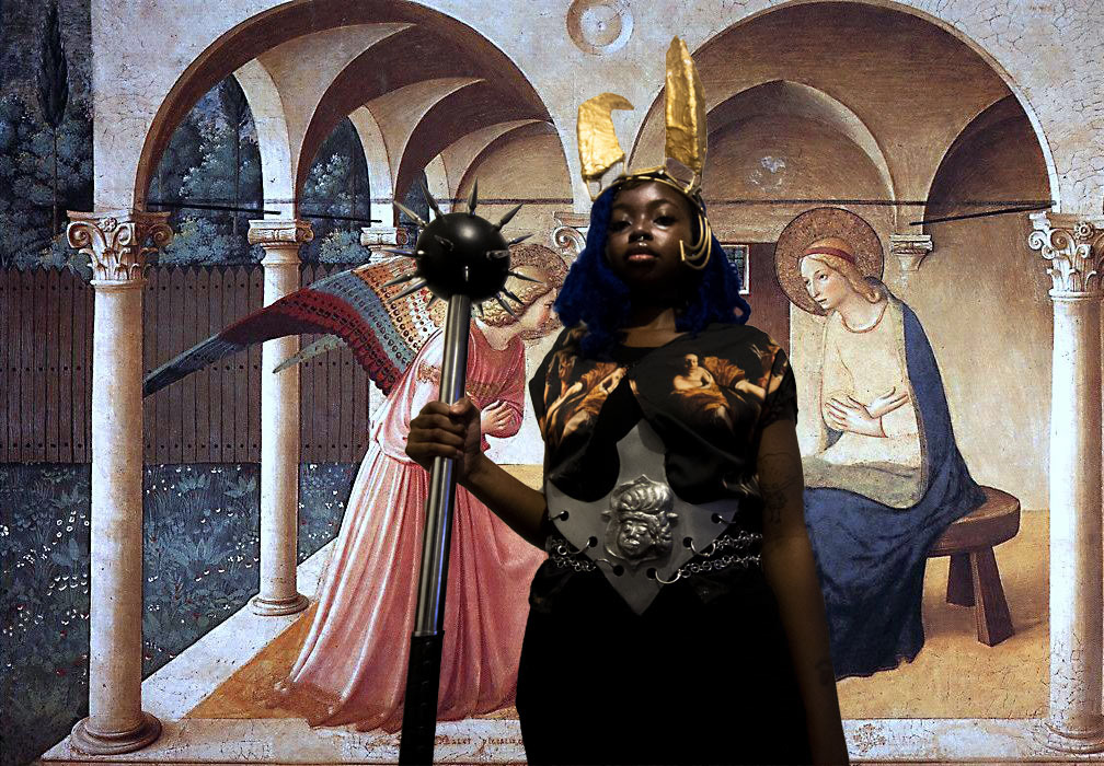 Backdrop: Fra Angelico "Annunciation"