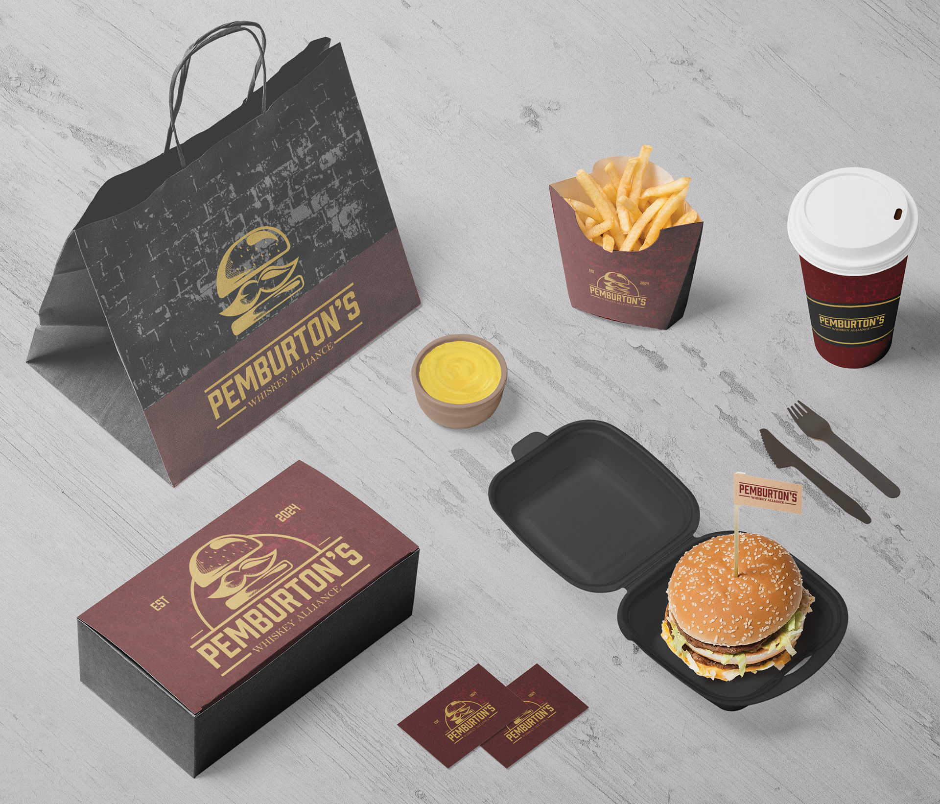 Burger To Go box