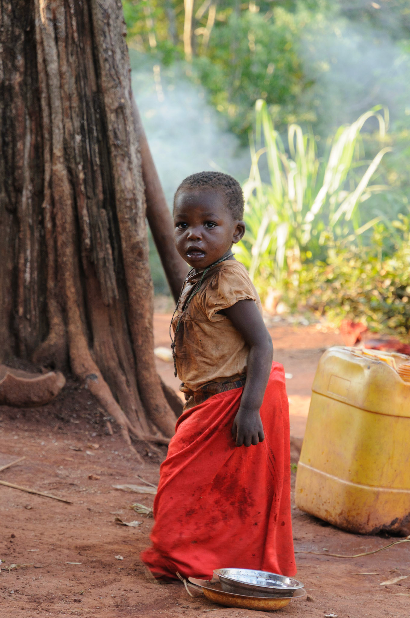 Young girl from rural homestead, Sussudenga